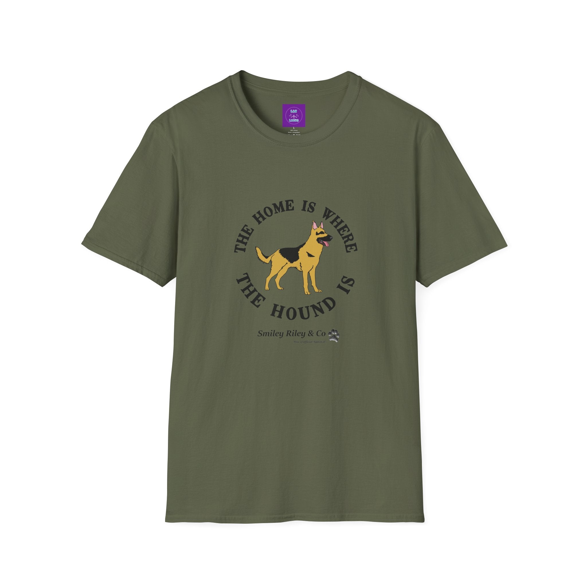 The Home Is Where The Hound Is German Shepherd T-Shirt