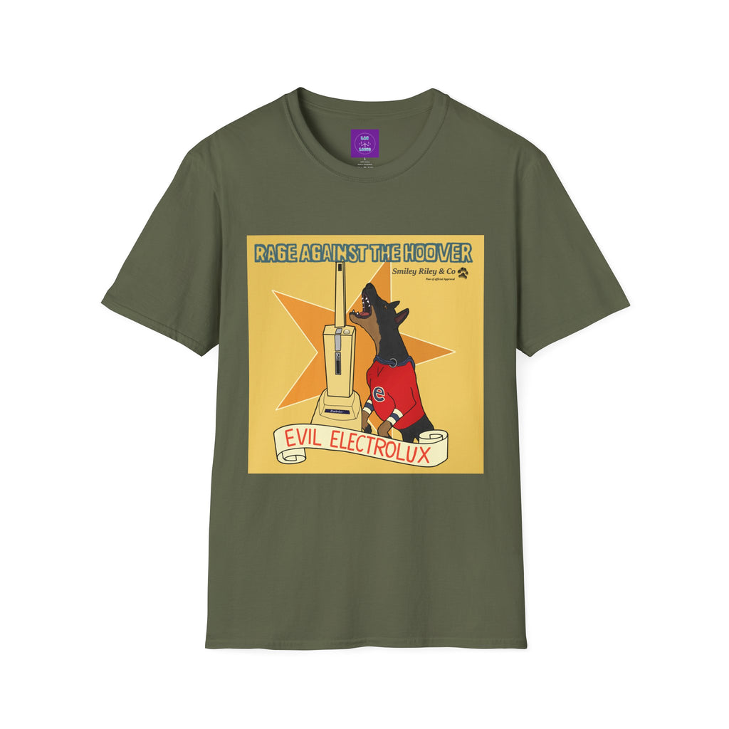 Rage Against The Hoover T-Shirt —  Band Parody Tee
