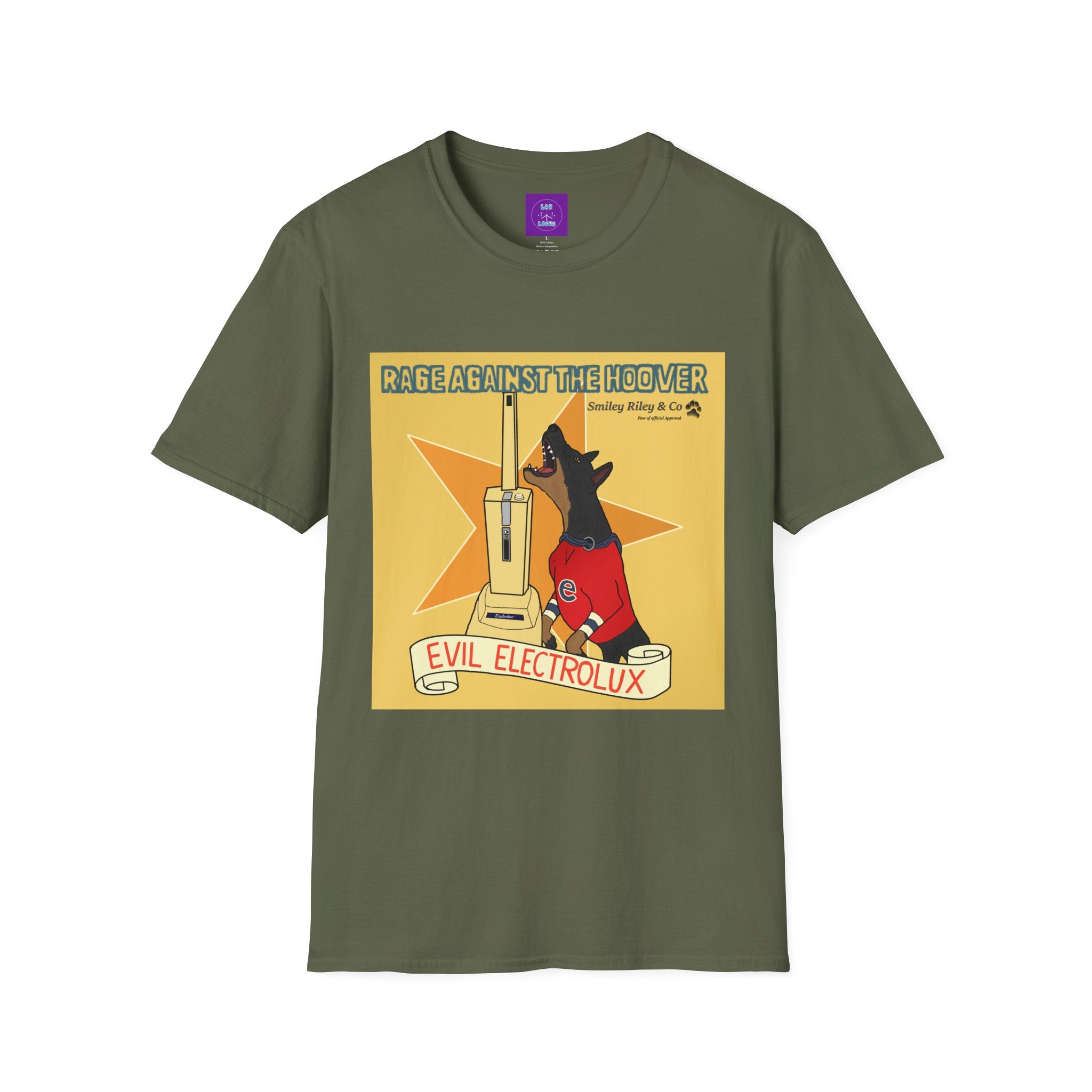 Rage Against The Hoover T-Shirt —  Band Parody Tee