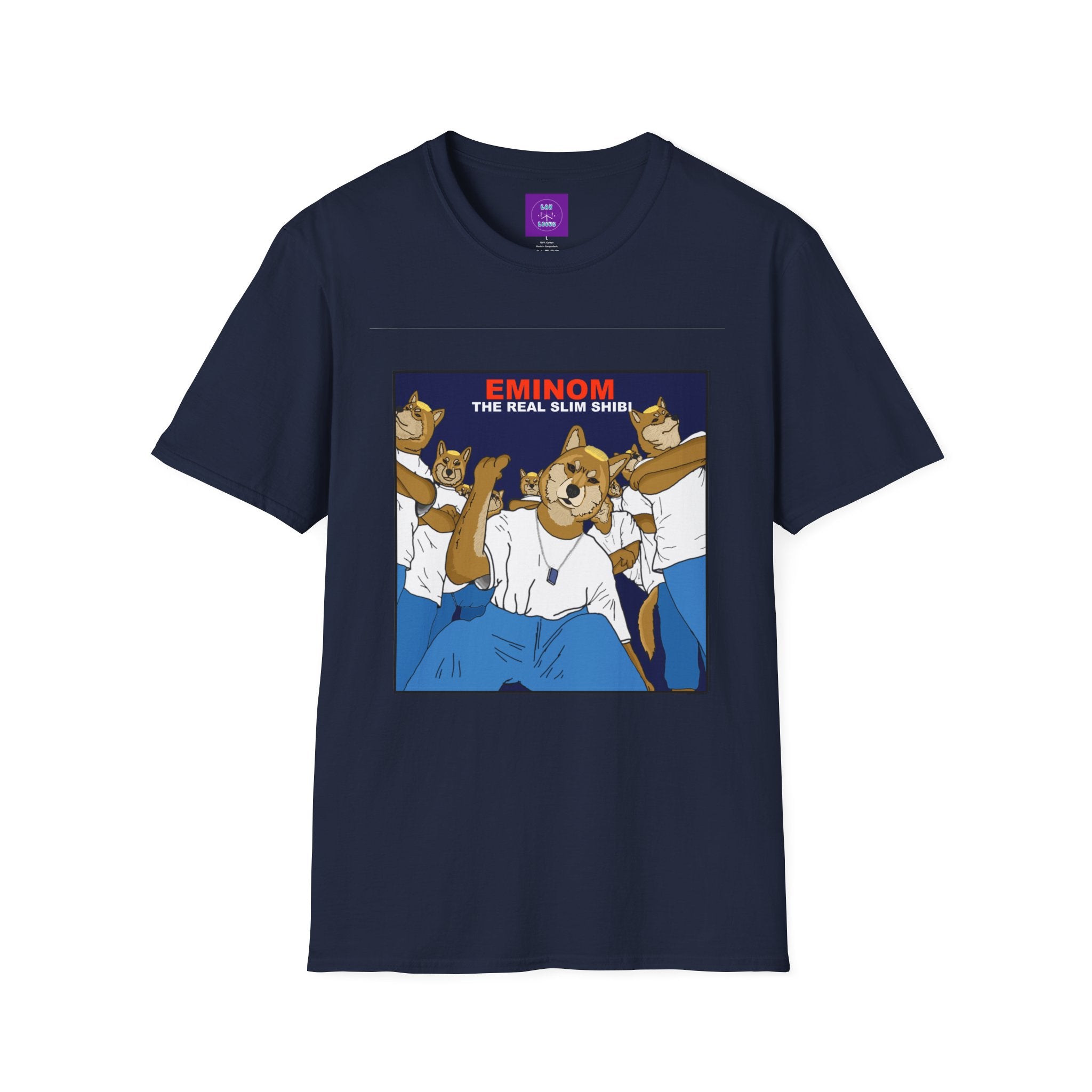 Eminom “The Real Slim Shibi” T-Shirt — Funny Shiba Inu Parody Tee