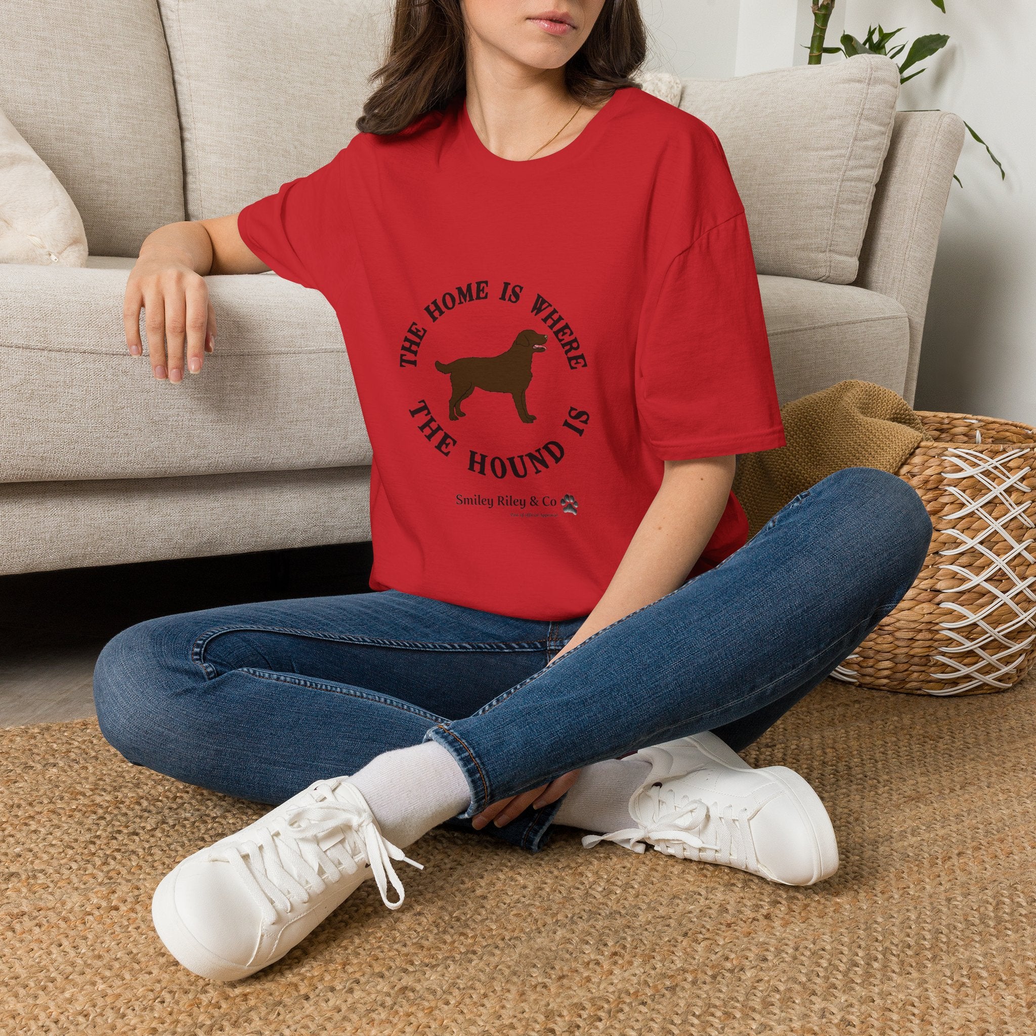 The Home Is Where The Hound Is Lab T-shirt