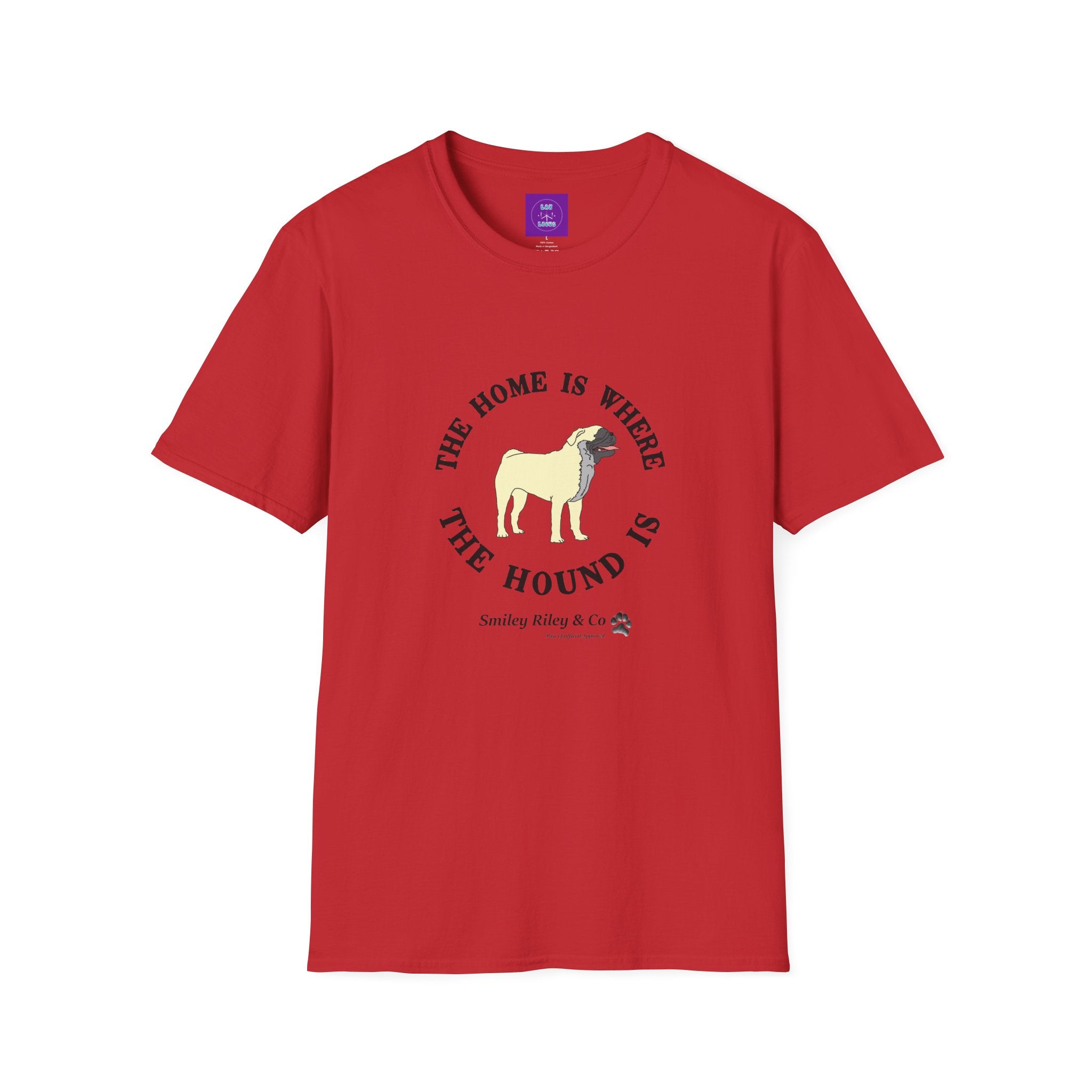 The Home Is Where The Hound Is Pug T-Shirt