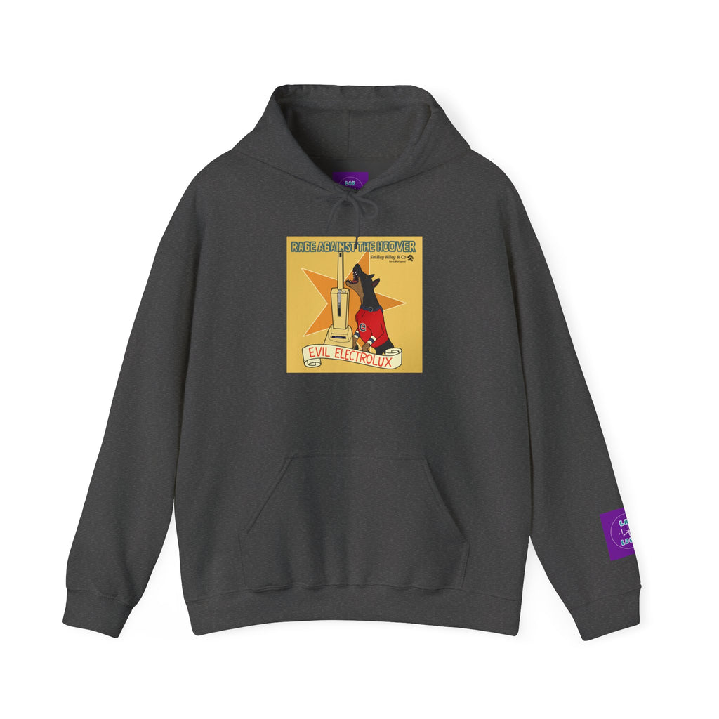 "Rage Against The Hoover" Novelty Hoodie Pullover