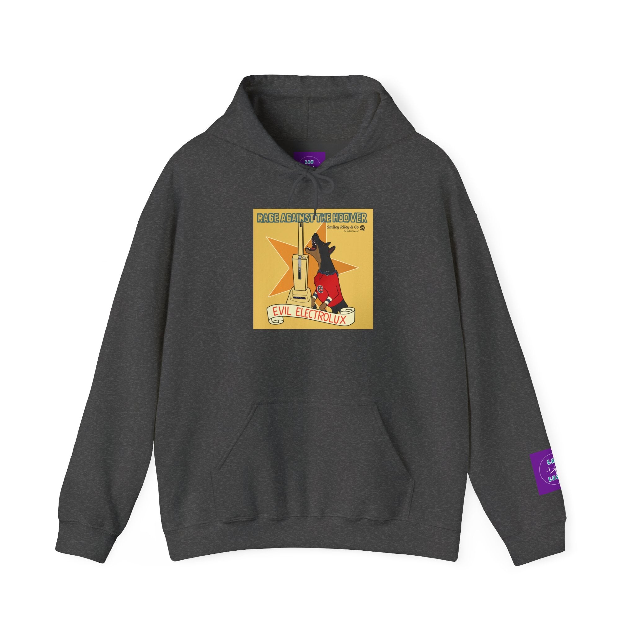 "Rage Against The Hoover" Novelty Hoodie Pullover