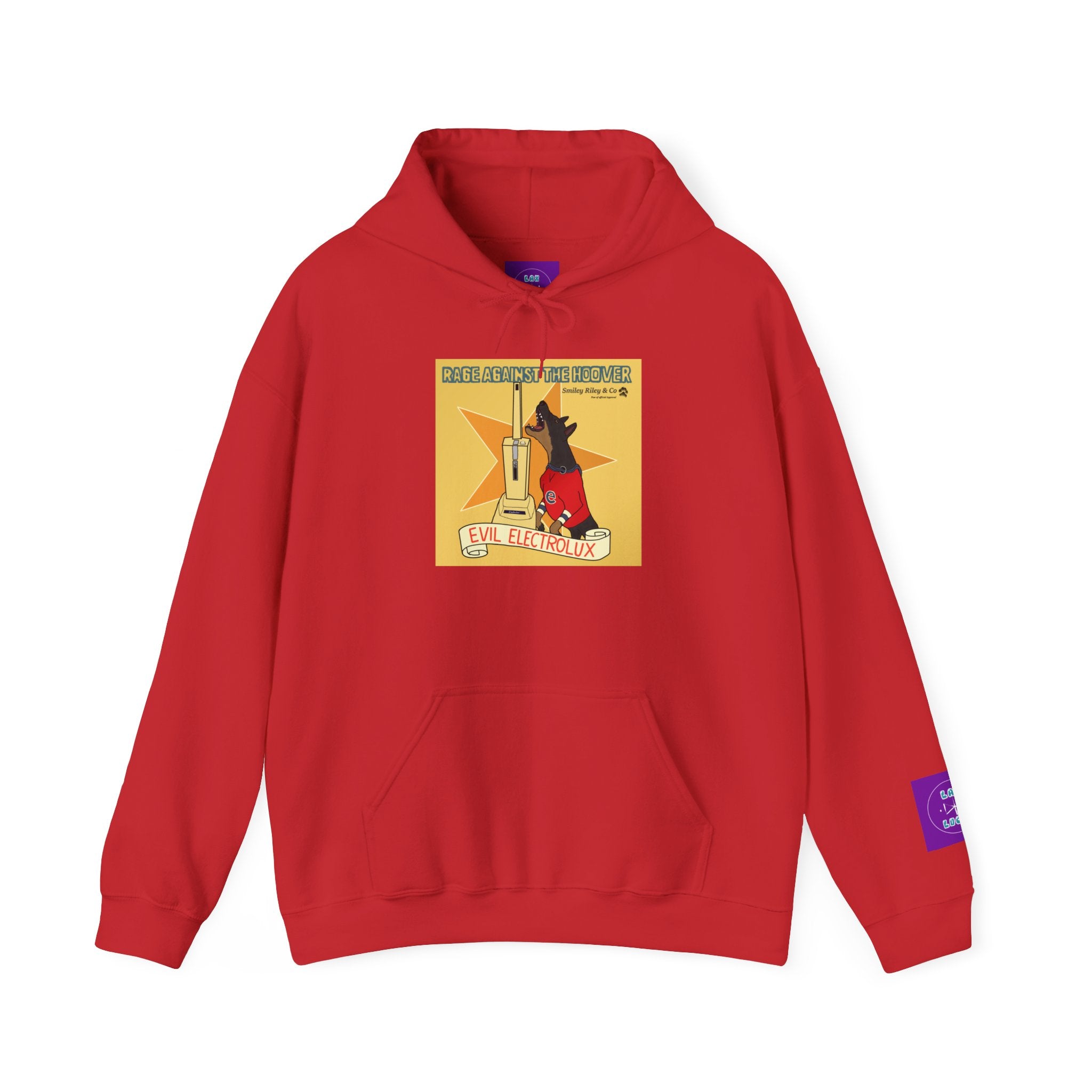 "Rage Against The Hoover" Novelty Hoodie Pullover