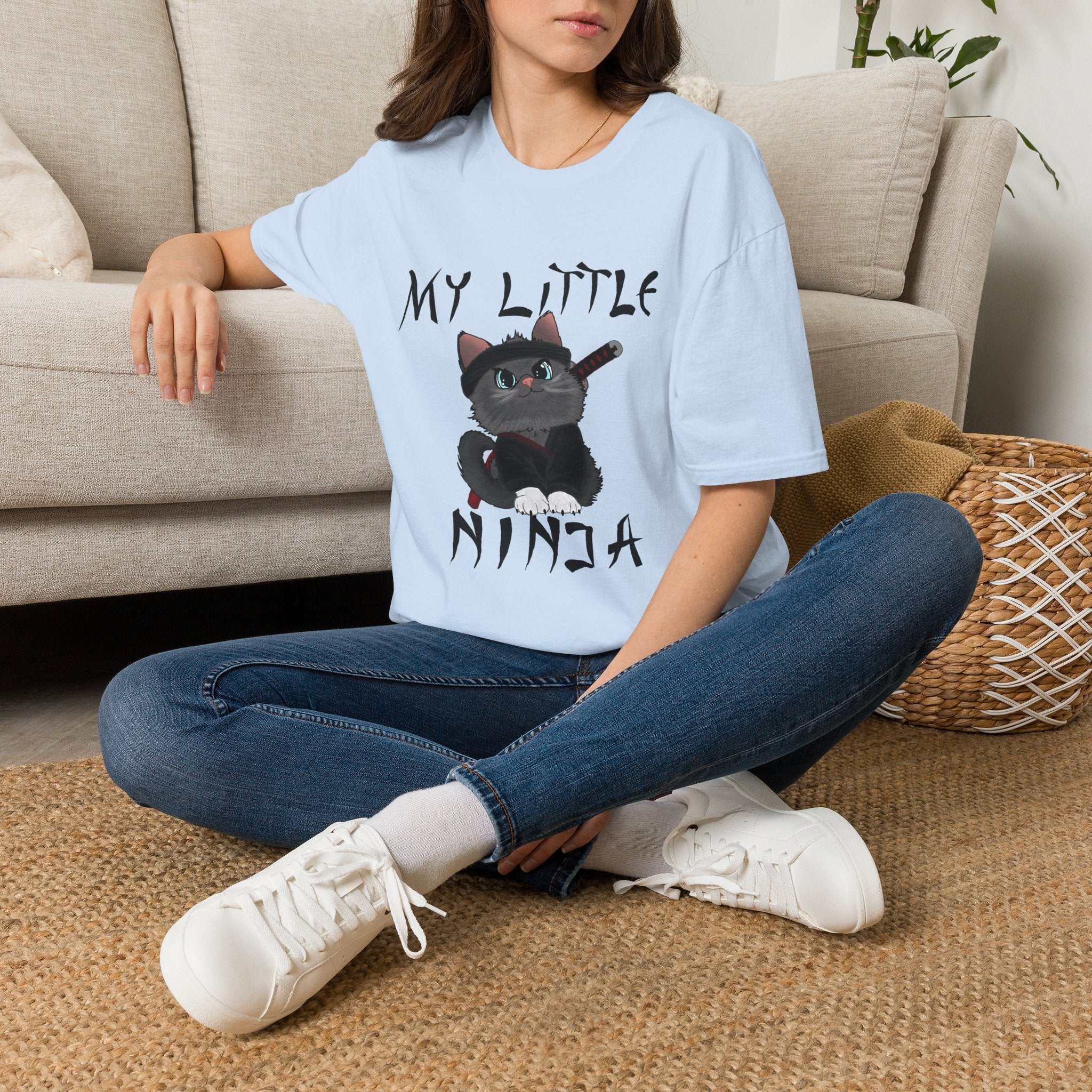 My Little Ninja T-Shirt — Cute Cat Ninja Graphic Tee