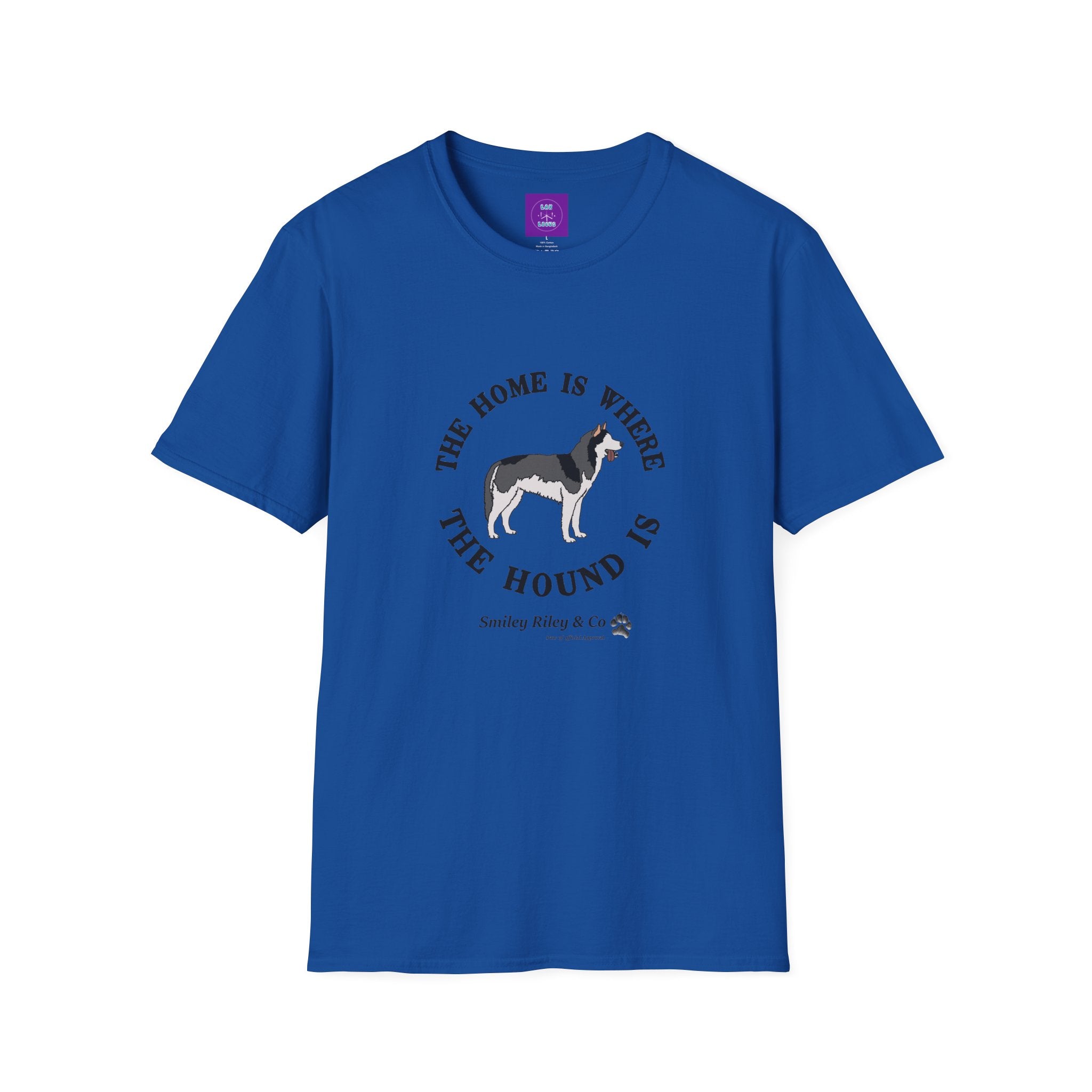 The Home Is Where The Hound Is Husky T-Shirt