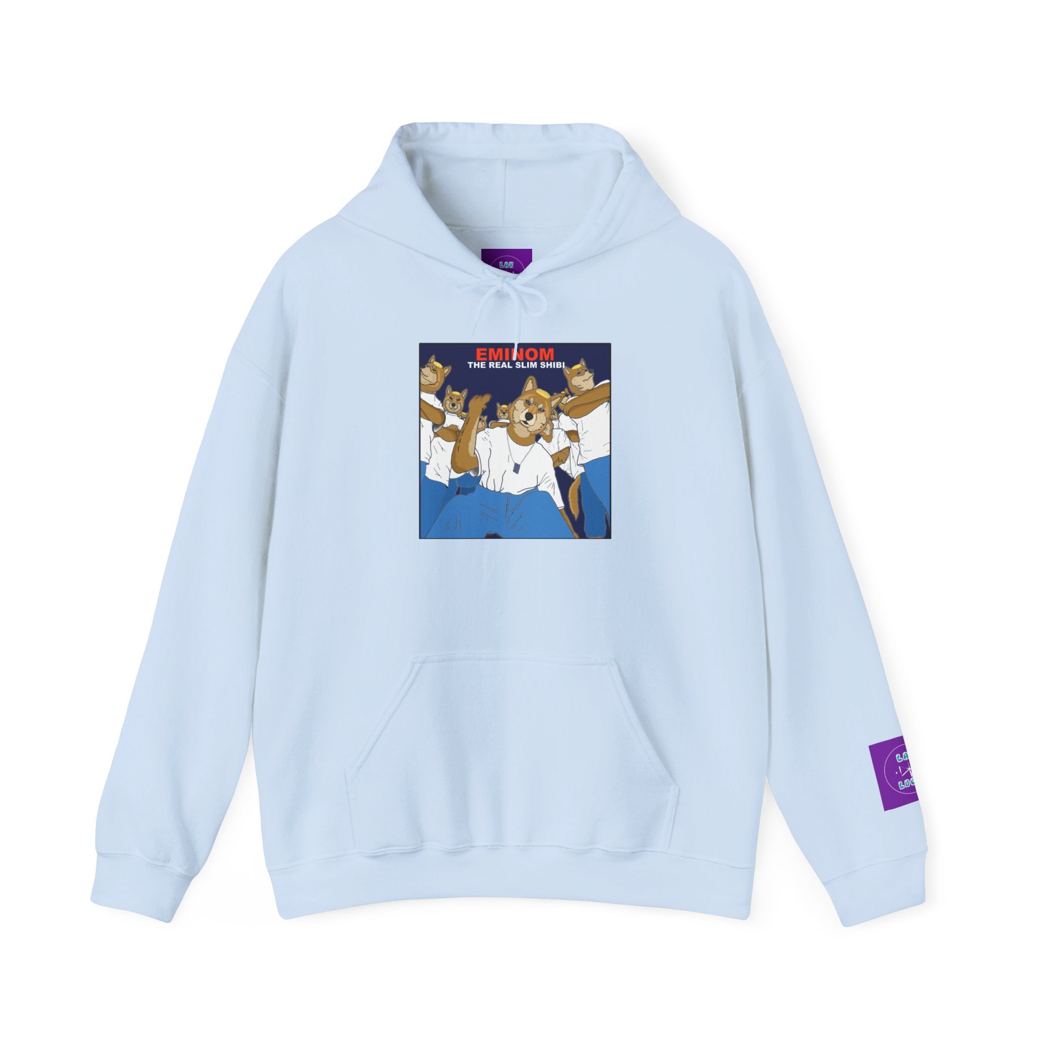 "Slim Shibi" Novelty Hoodie Pullover