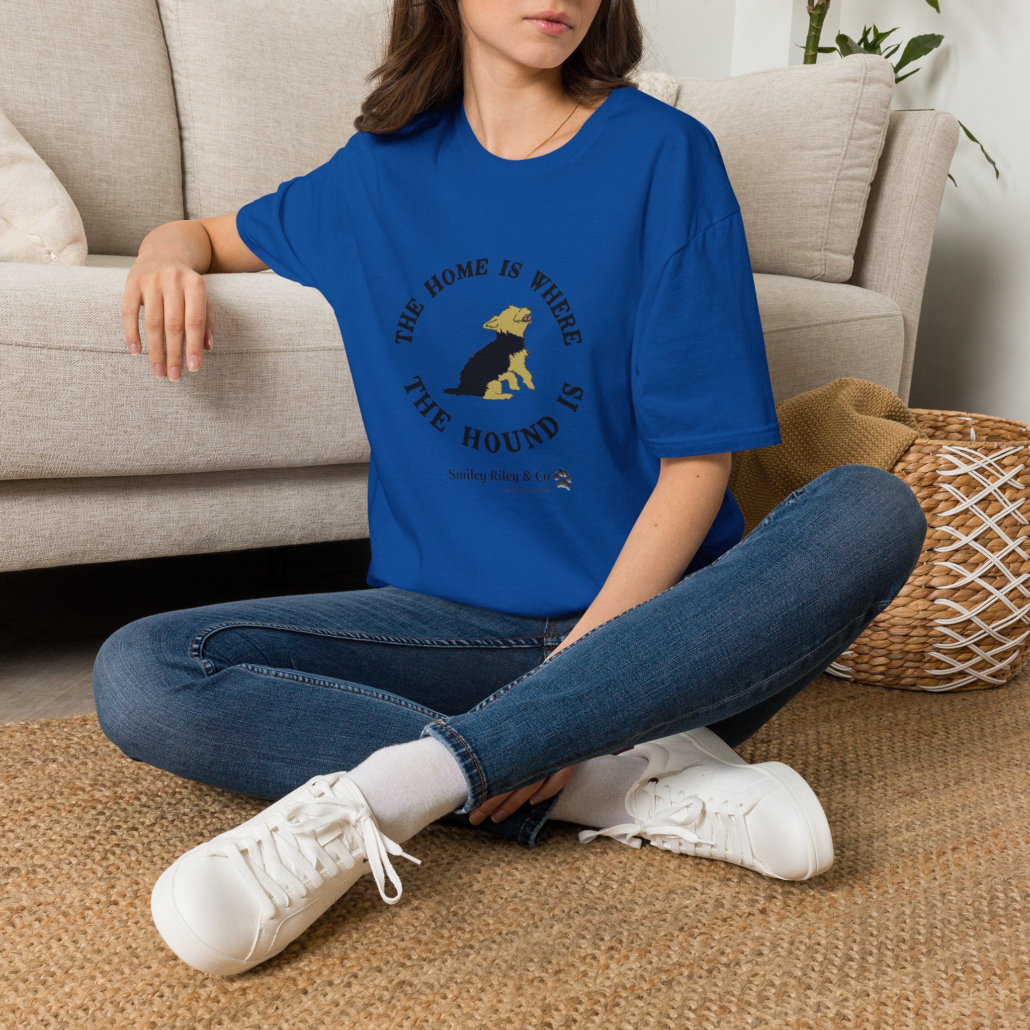 The Home Is Where The Hound Is Yorkie T‑Shirt