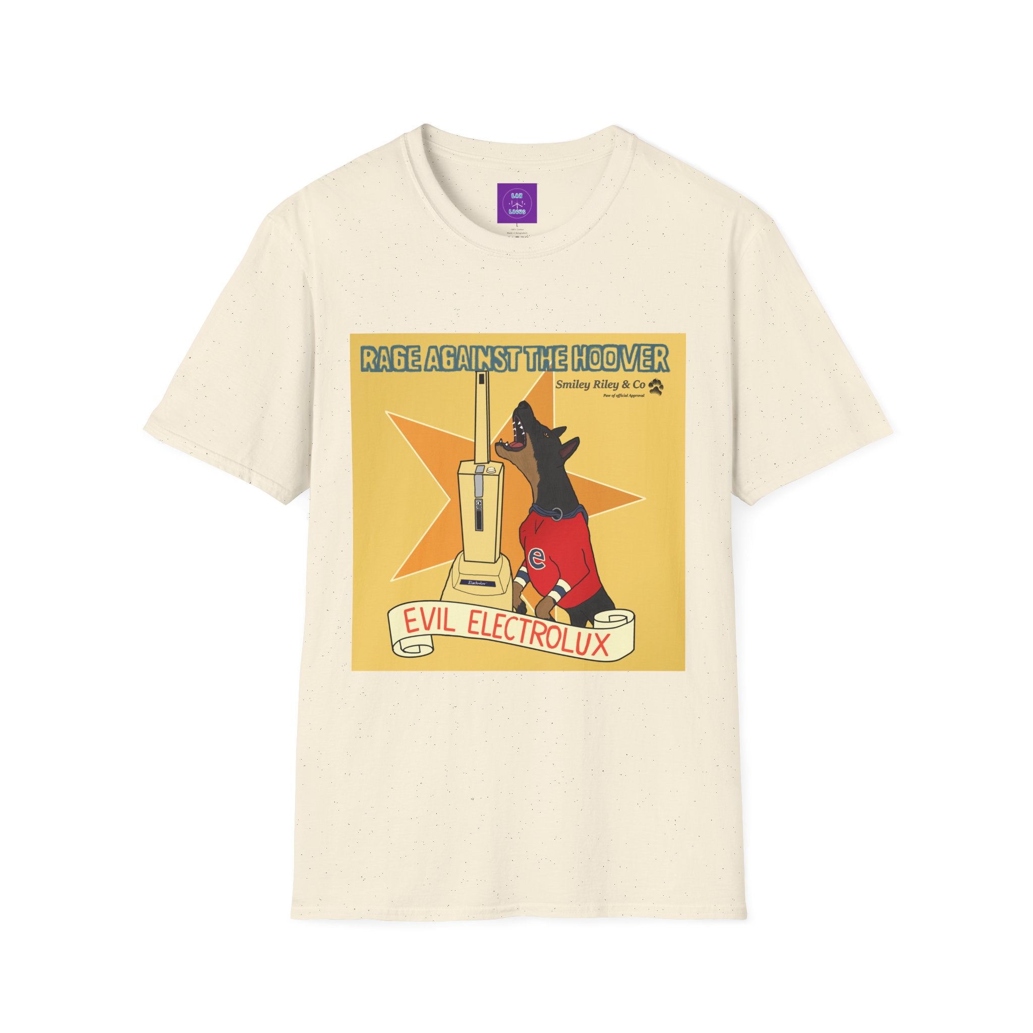 Rage Against The Hoover T-Shirt —  Band Parody Tee