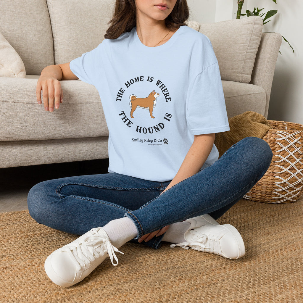 The Home Is Where The Hound Is Shiba T-Shirt