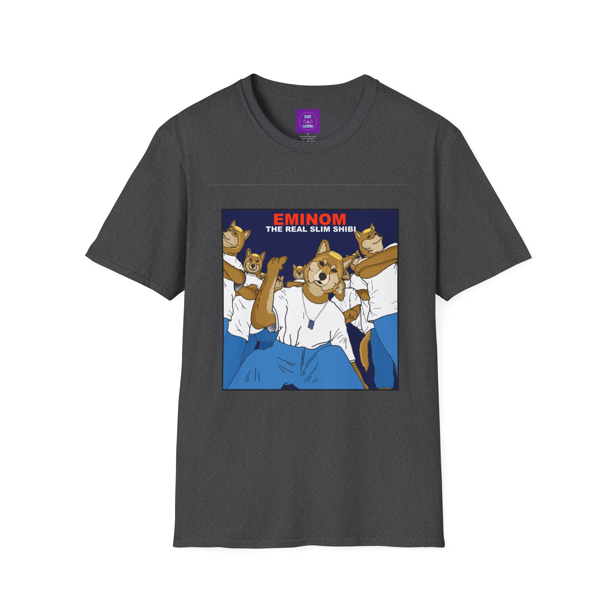 Eminom “The Real Slim Shibi” T-Shirt — Funny Shiba Inu Parody Tee