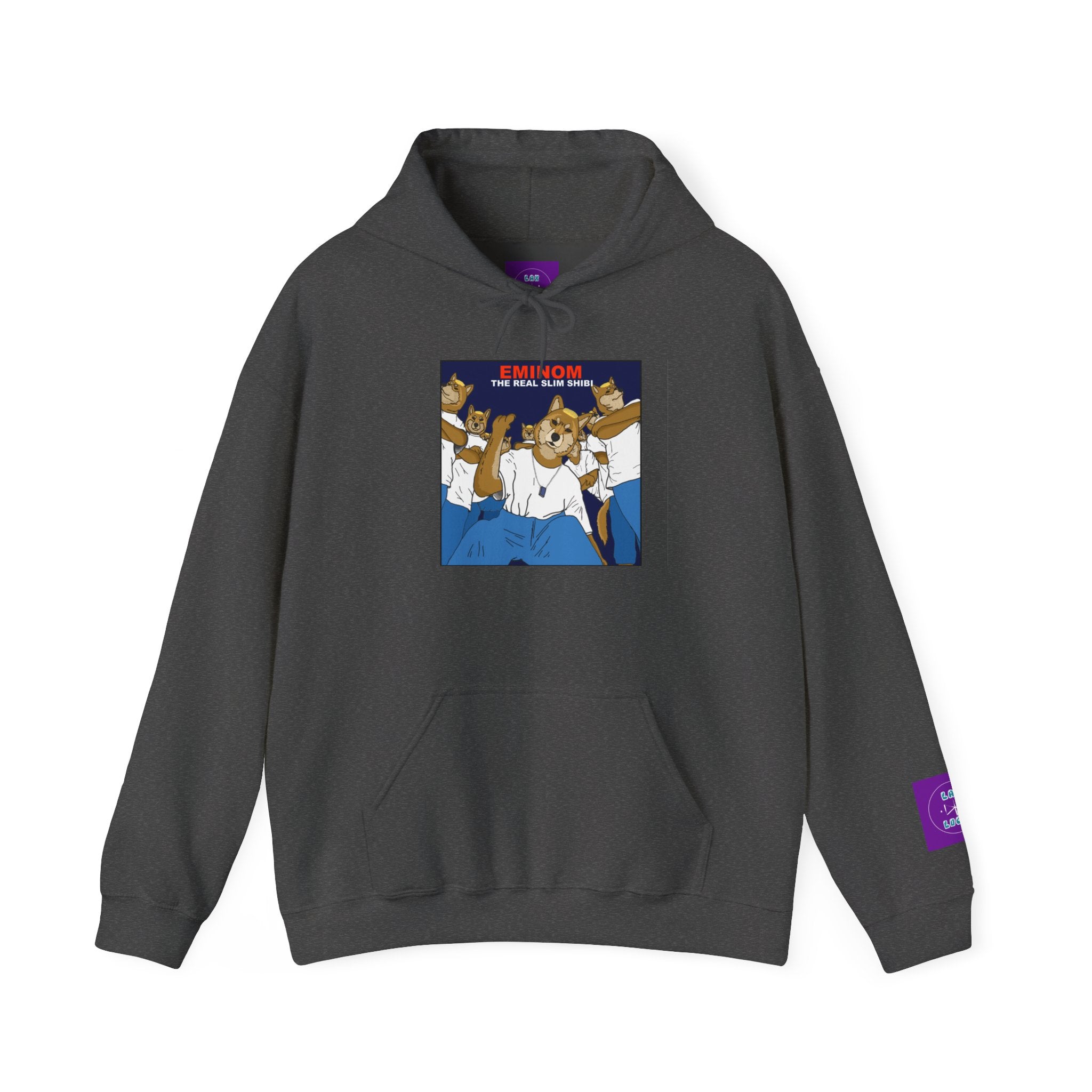 "Slim Shibi" Novelty Hoodie Pullover