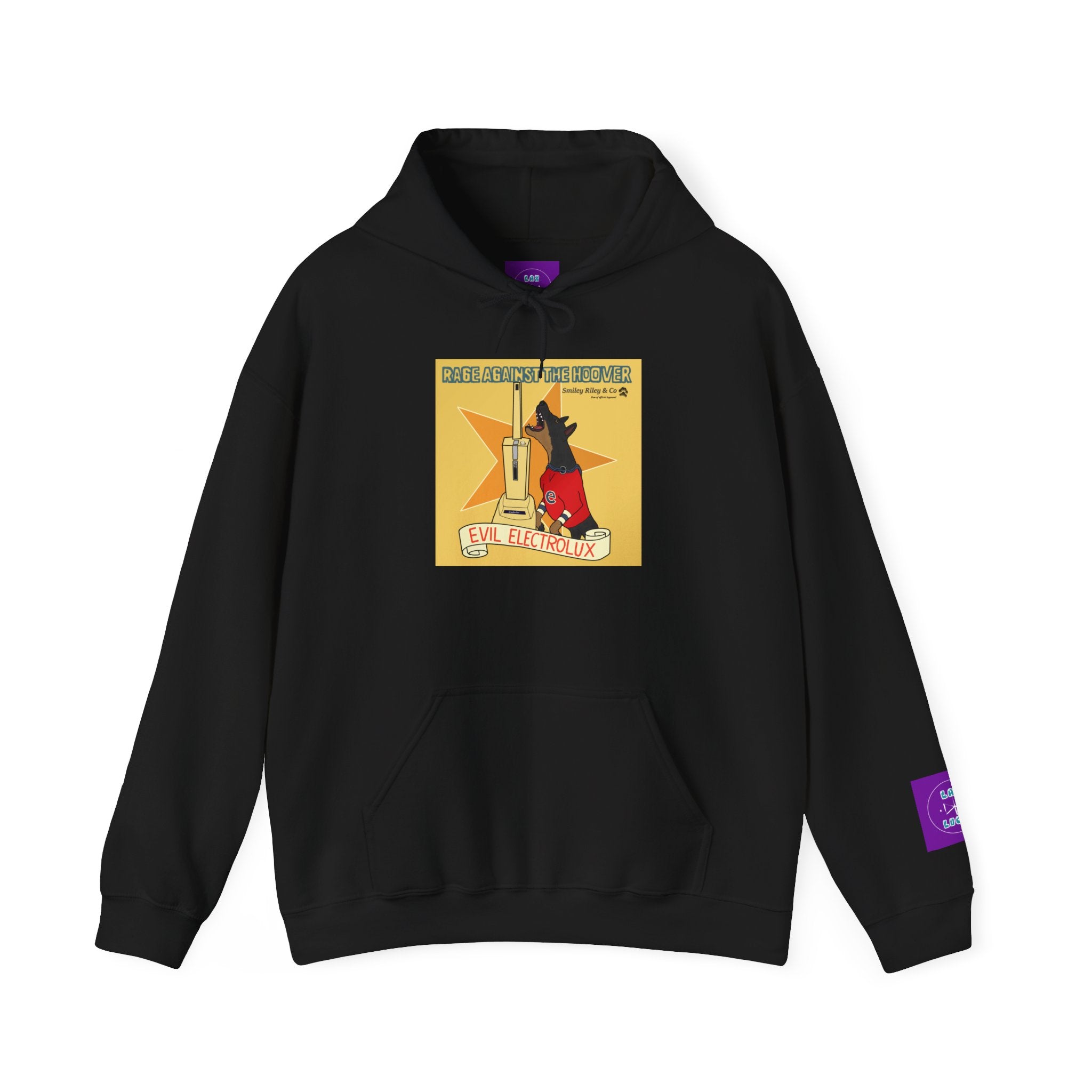 "Rage Against The Hoover" Novelty Hoodie Pullover