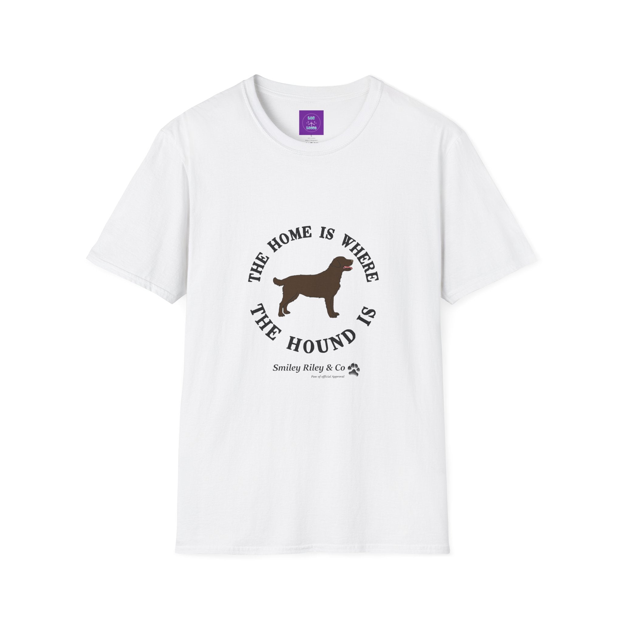 The Home Is Where The Hound Is Lab T-shirt