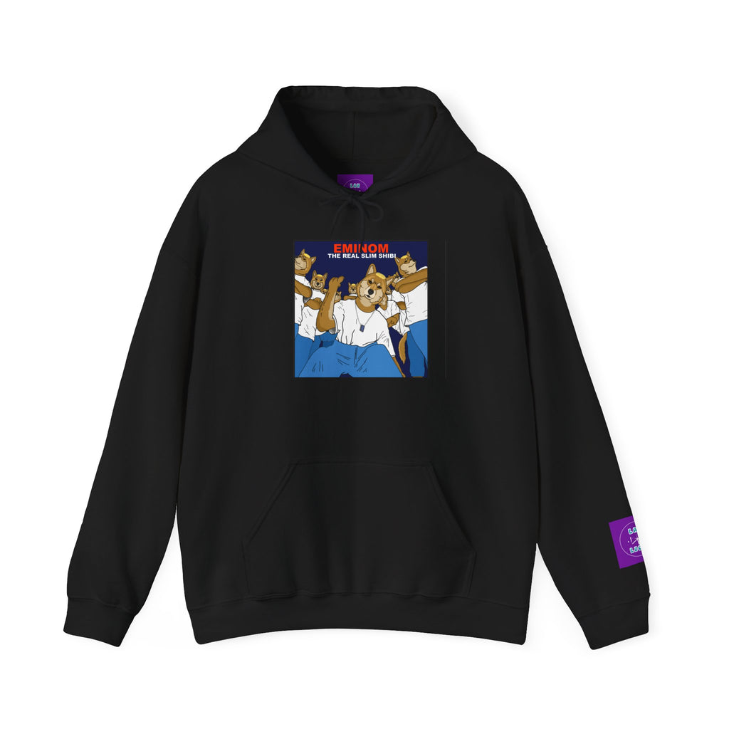 "Slim Shibi" Novelty Hoodie Pullover