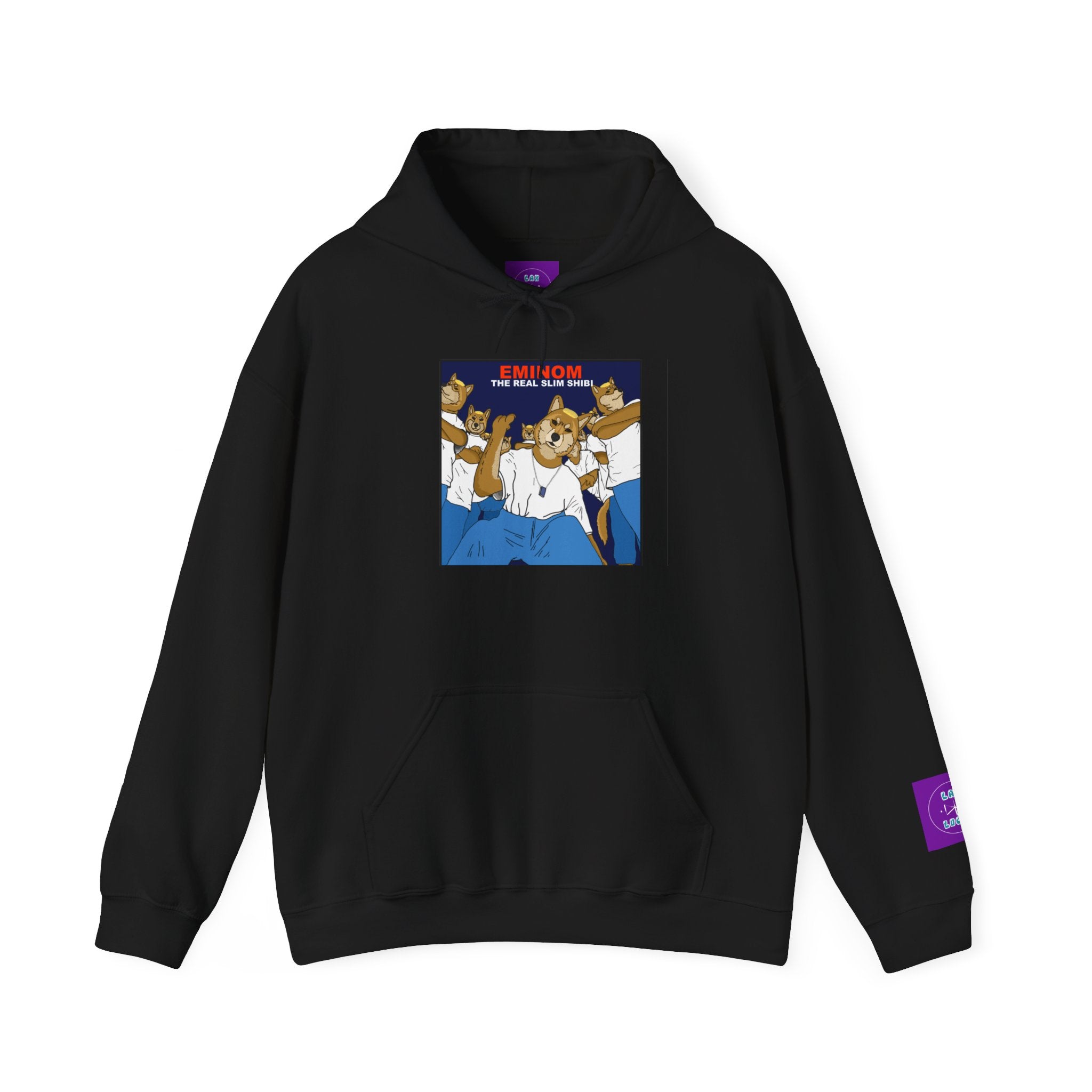 "Slim Shibi" Novelty Hoodie Pullover