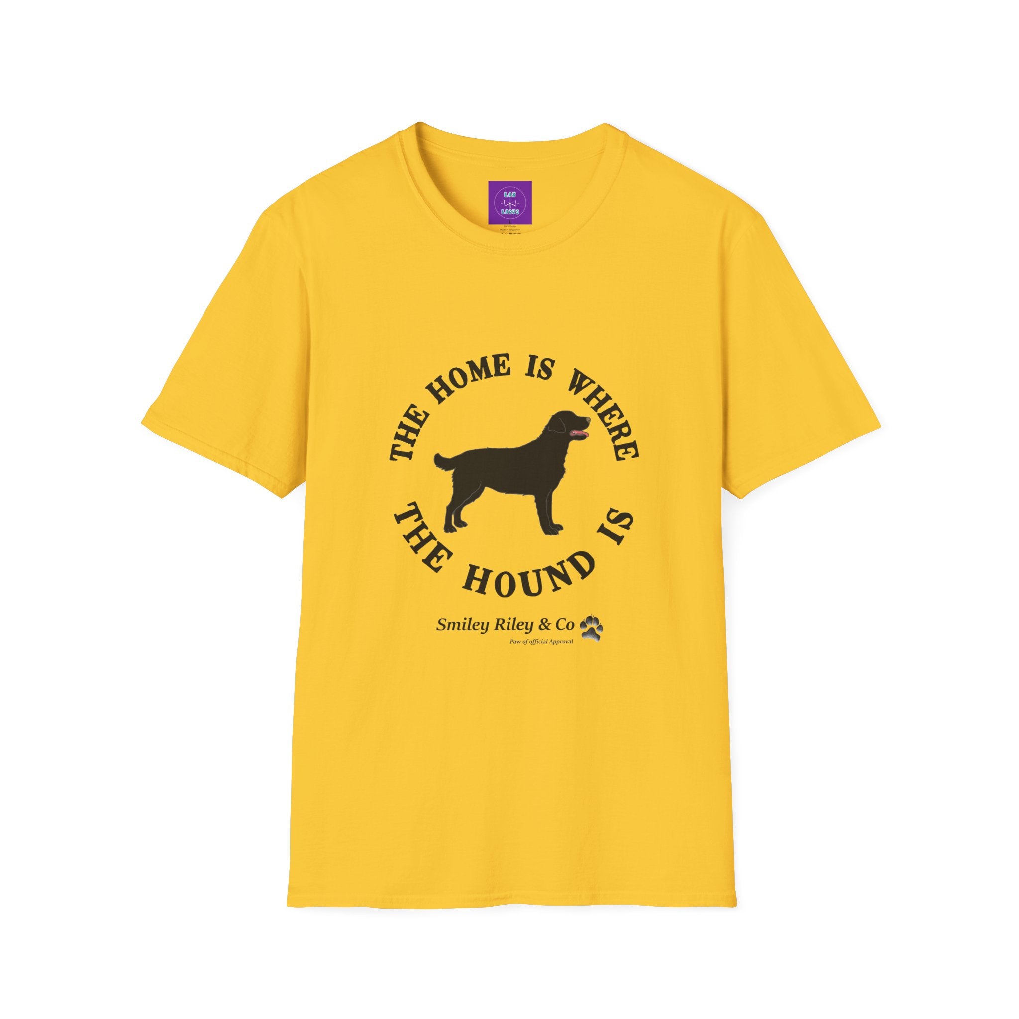 Home Is Where The Hound Is Lab T-shirt