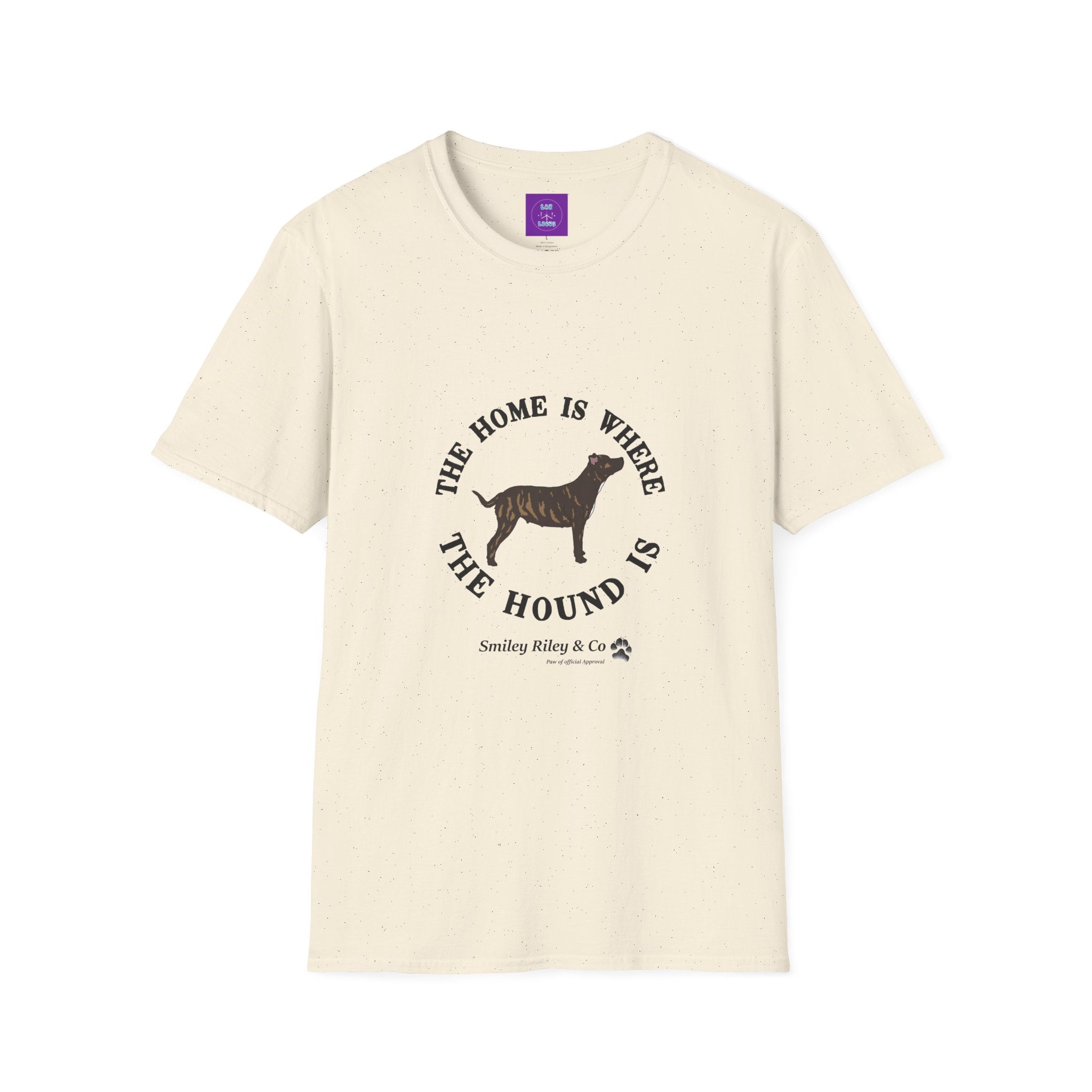 The Home Is Where the Hound Is Staffy T-Shirt