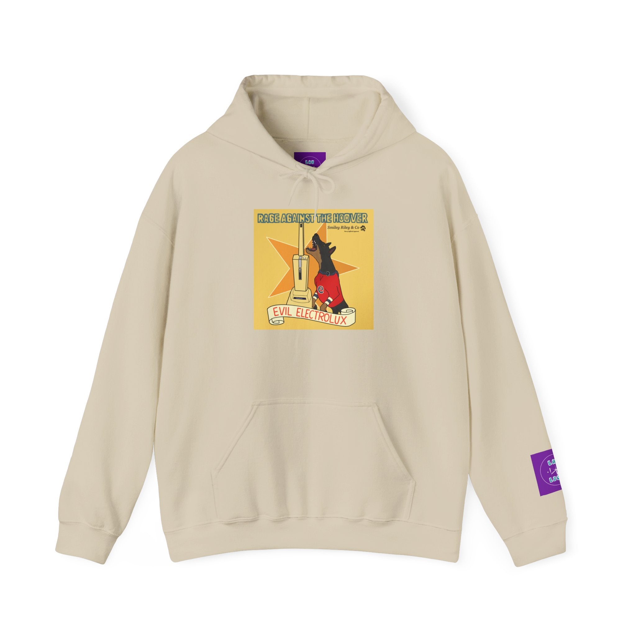 "Rage Against The Hoover" Novelty Hoodie Pullover
