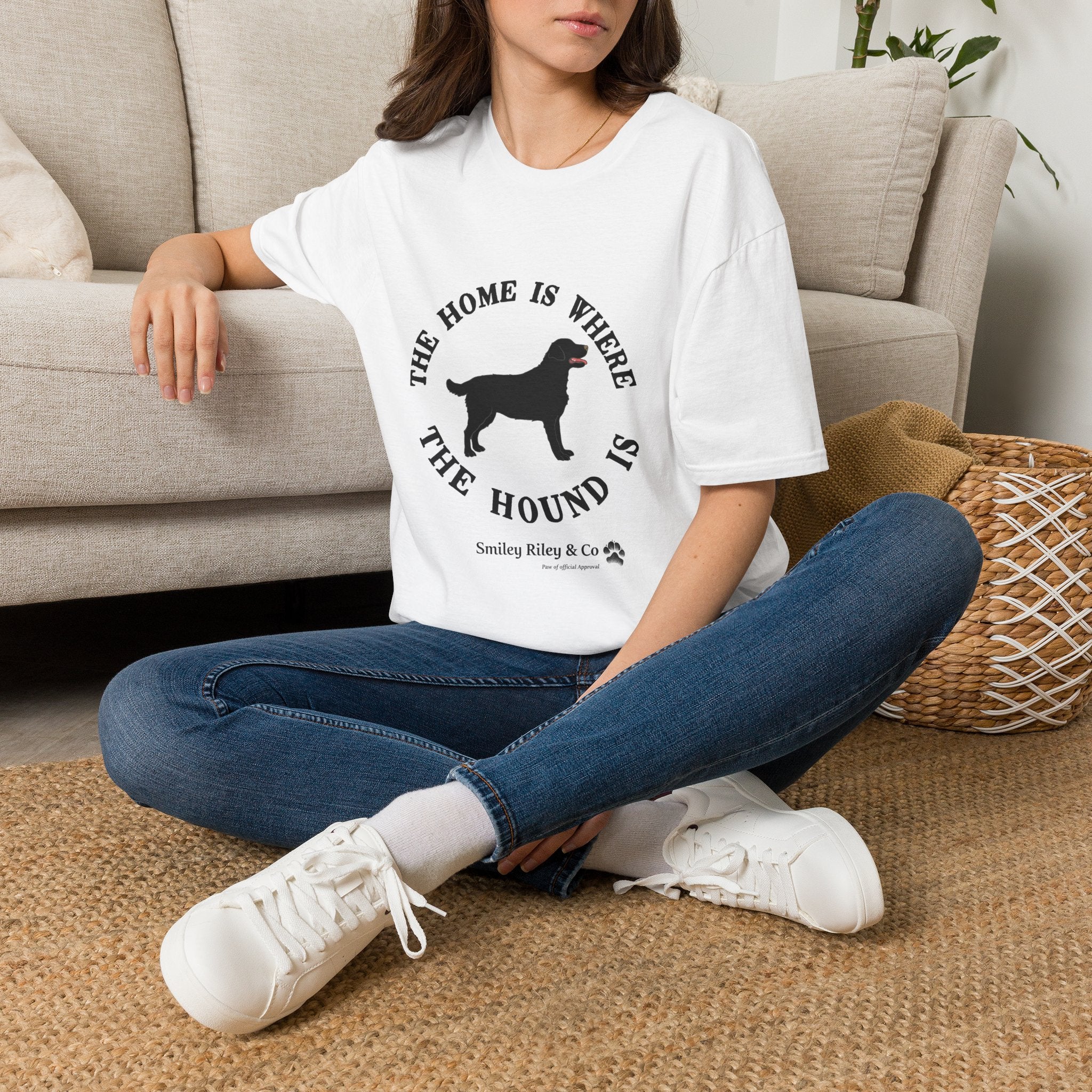 Home Is Where The Hound Is Lab T-shirt