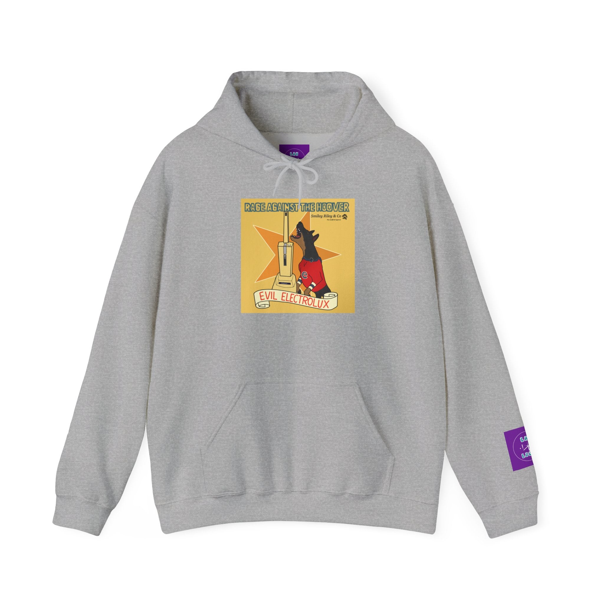 "Rage Against The Hoover" Novelty Hoodie Pullover