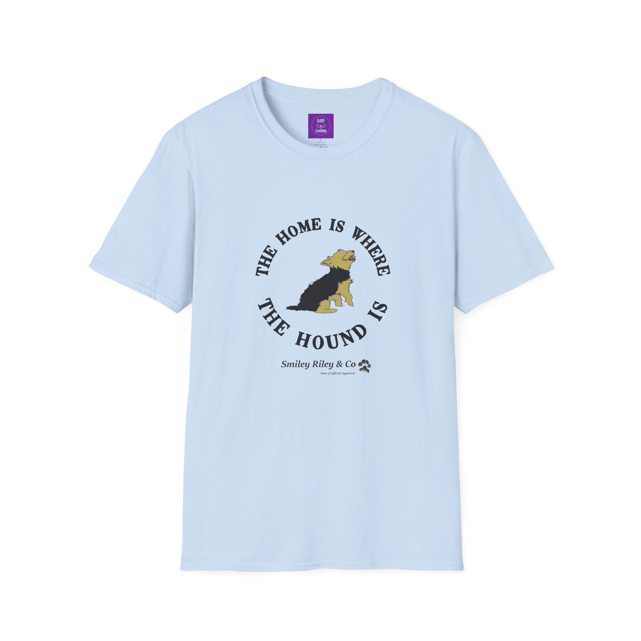 The Home Is Where The Hound Is Yorkie T‑Shirt
