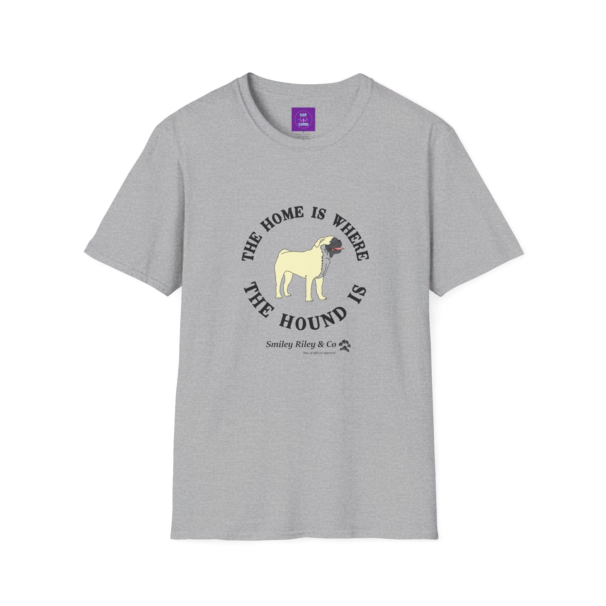 The Home Is Where The Hound Is Pug T-Shirt