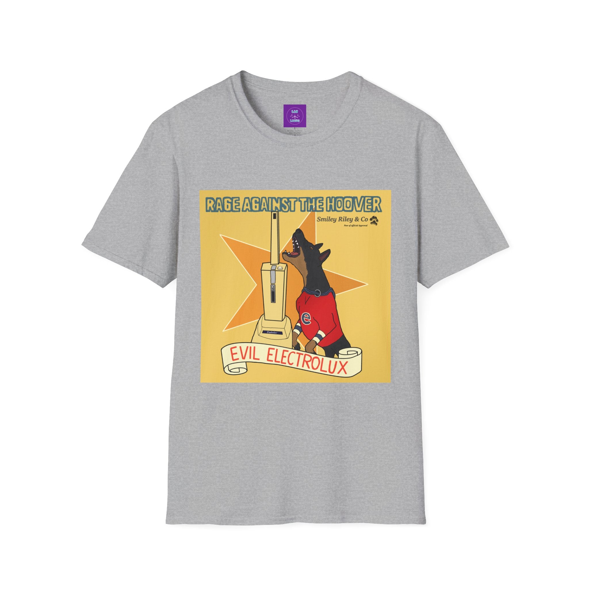Rage Against The Hoover T-Shirt —  Band Parody Tee