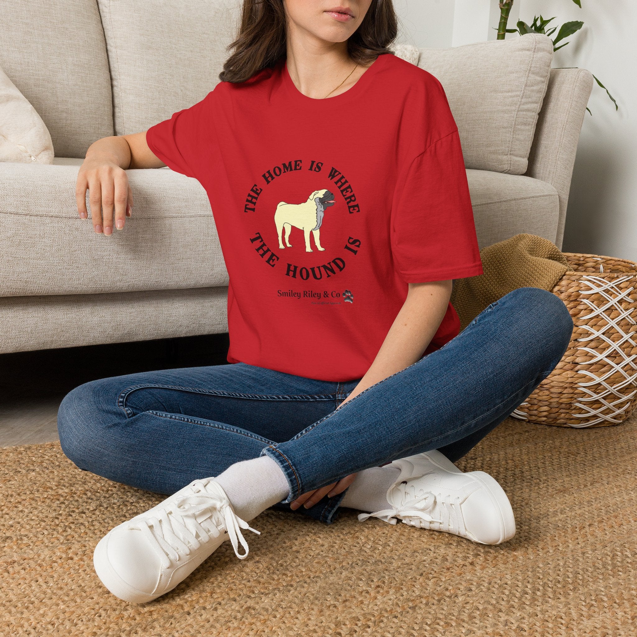 The Home Is Where The Hound Is Pug T-Shirt