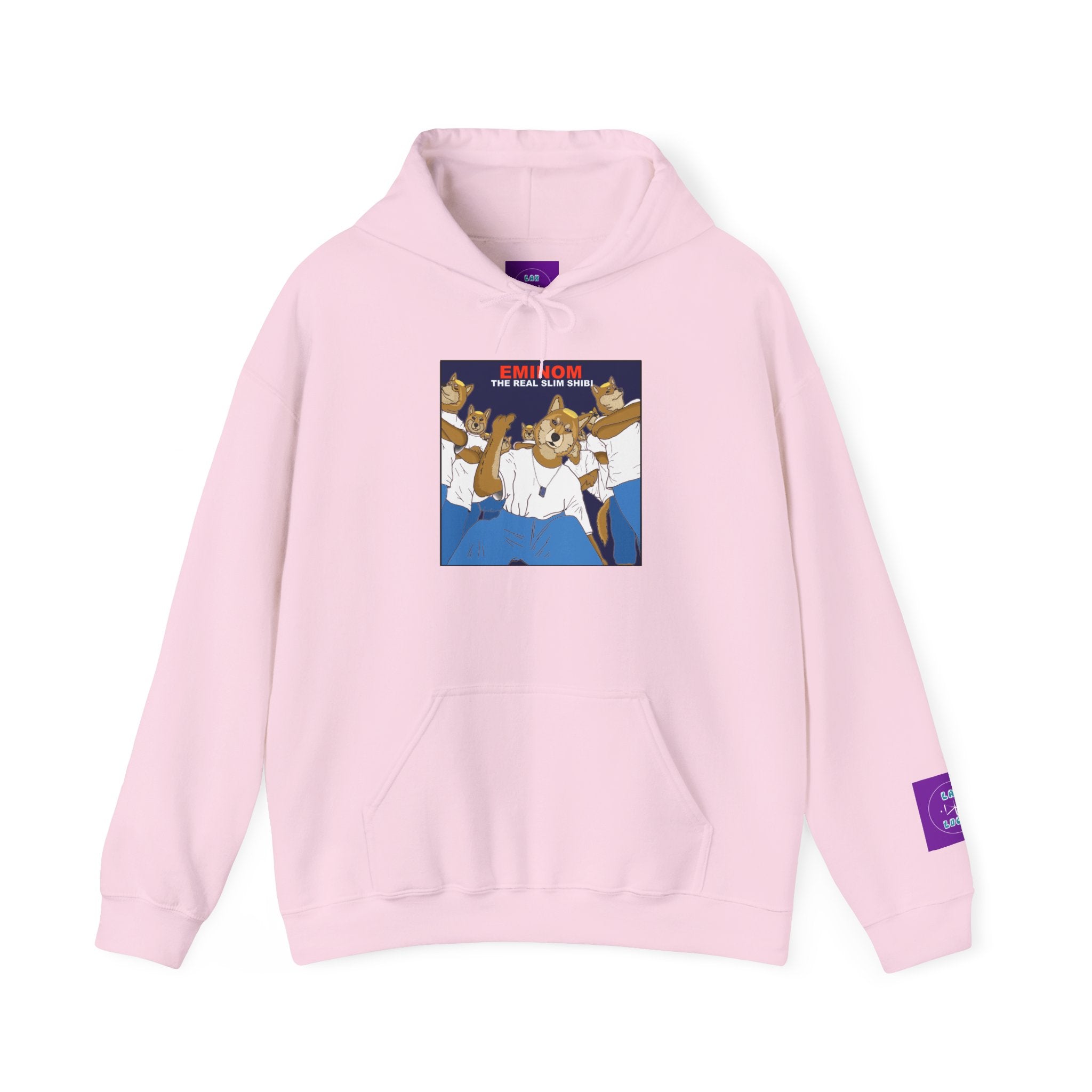 "Slim Shibi" Novelty Hoodie Pullover