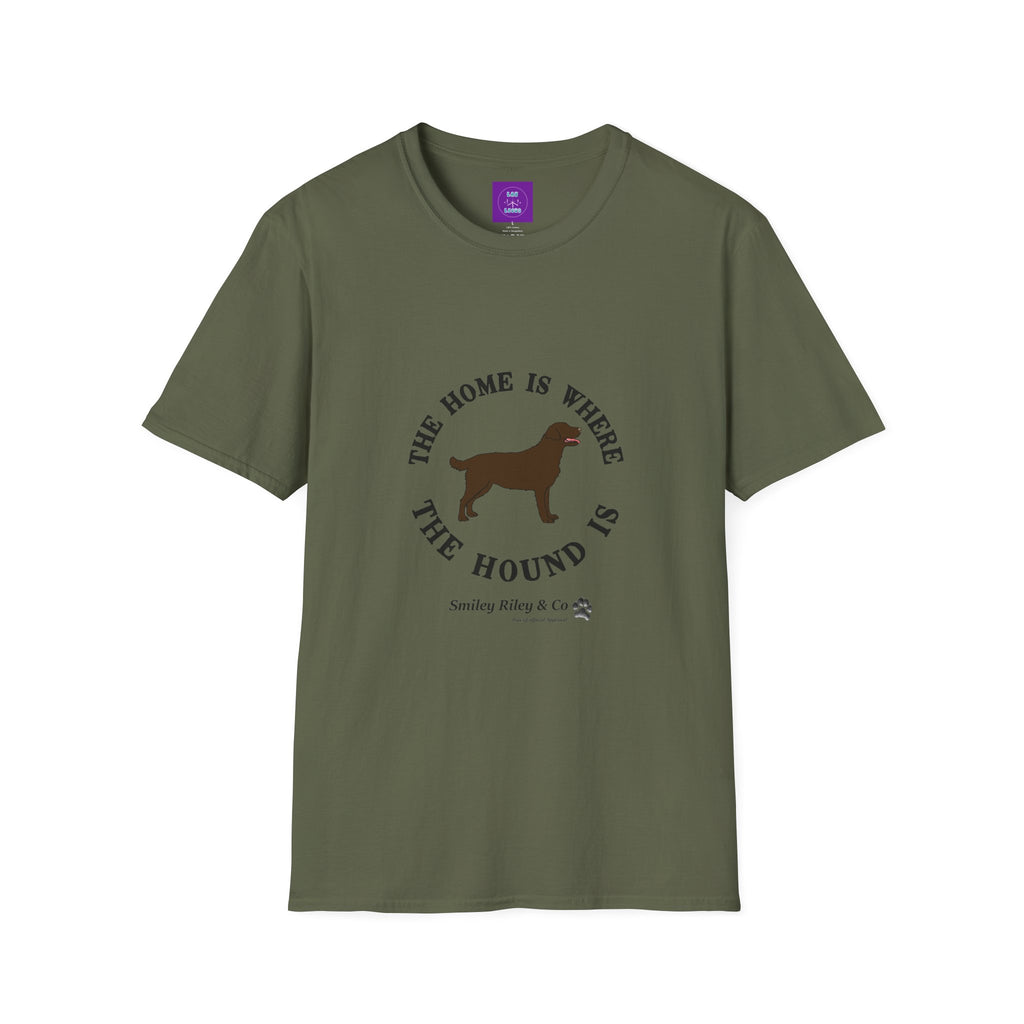 The Home Is Where The Hound Is Lab T-shirt