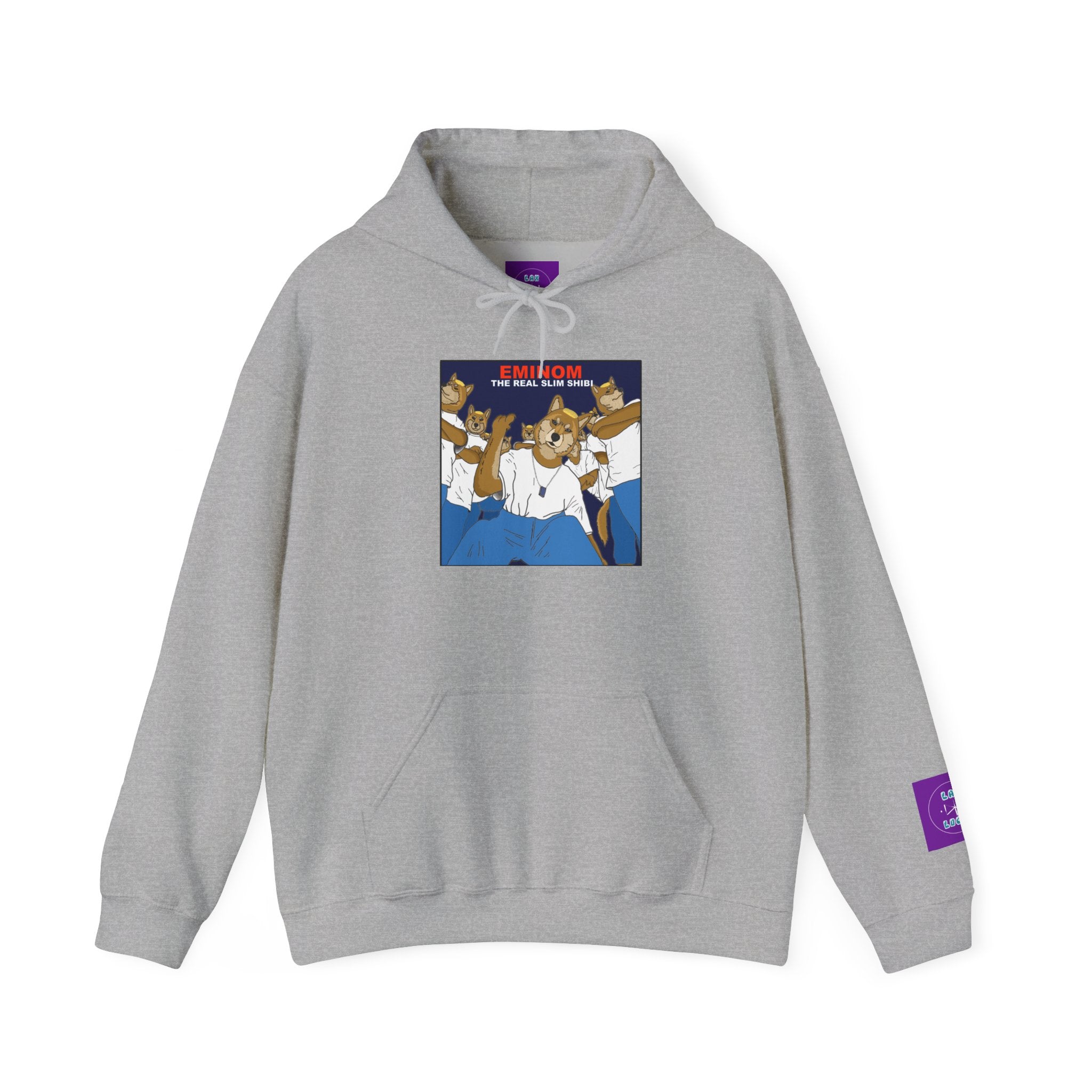 "Slim Shibi" Novelty Hoodie Pullover