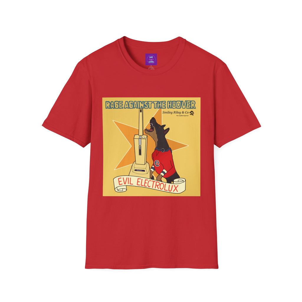 Rage Against The Hoover T-Shirt —  Band Parody Tee