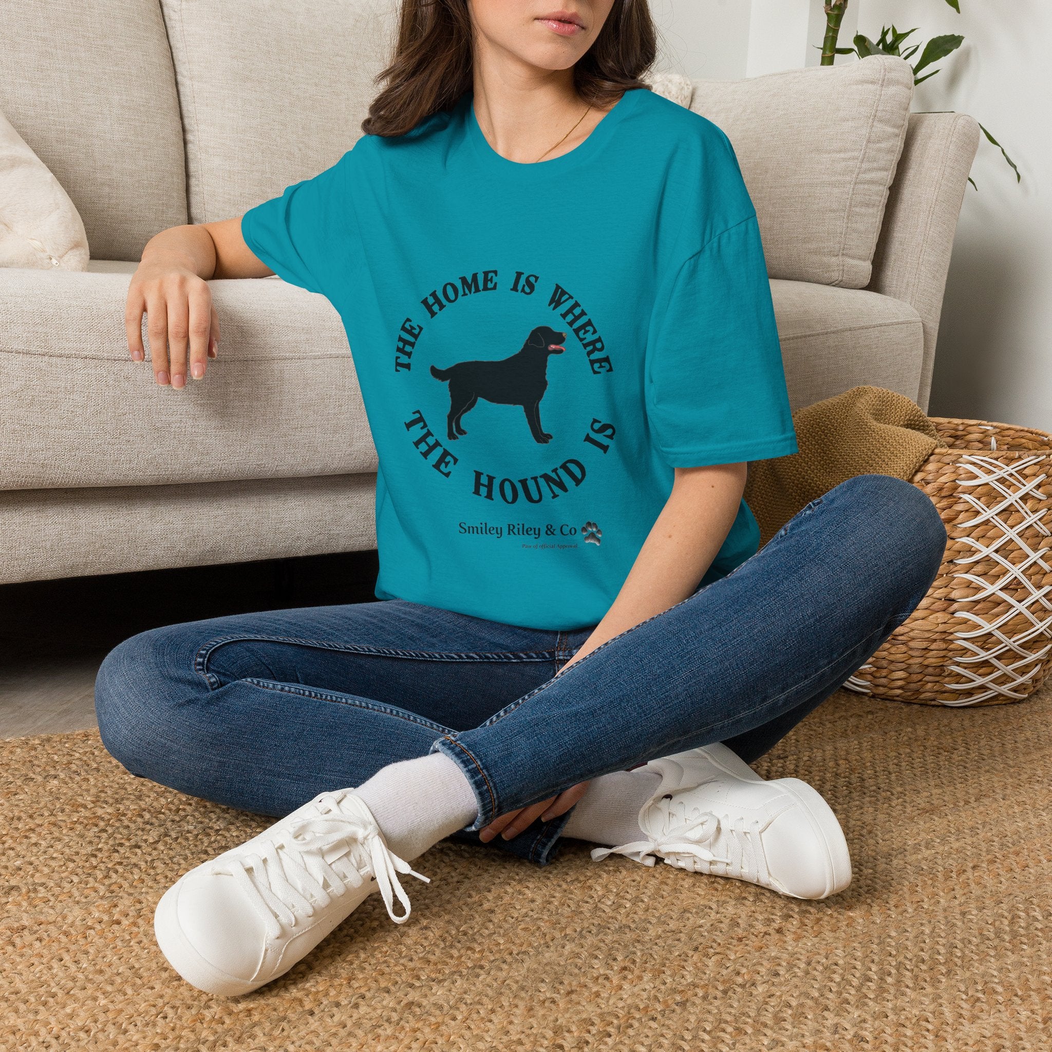 Home Is Where The Hound Is Lab T-shirt