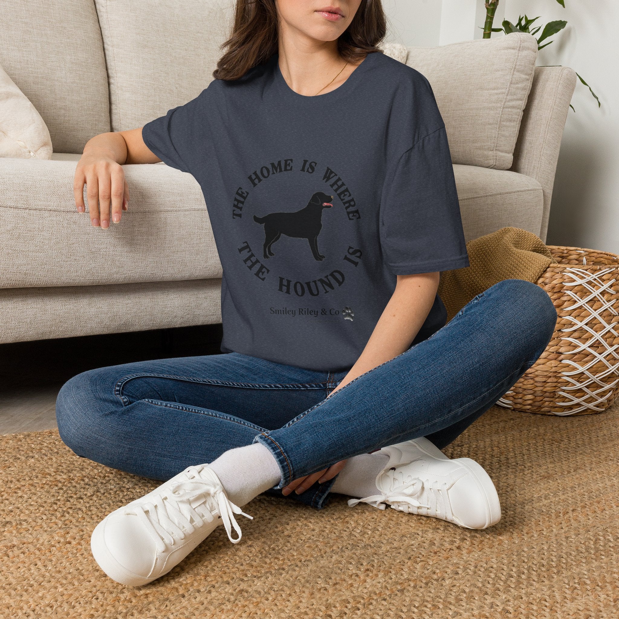 Home Is Where The Hound Is Lab T-shirt