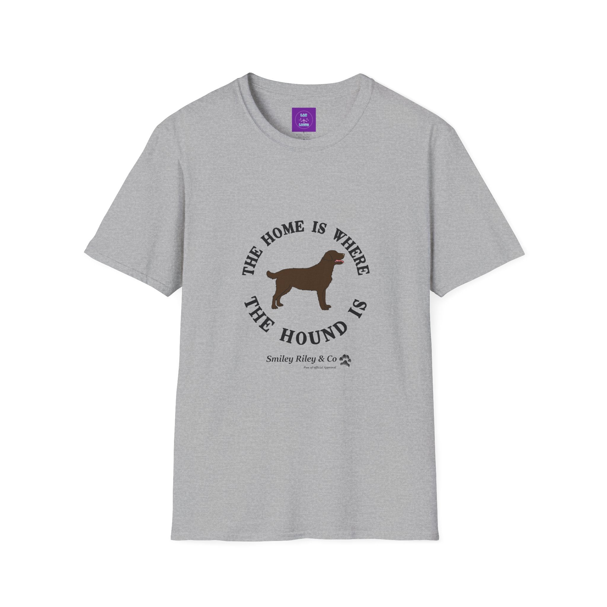 The Home Is Where The Hound Is Lab T-shirt
