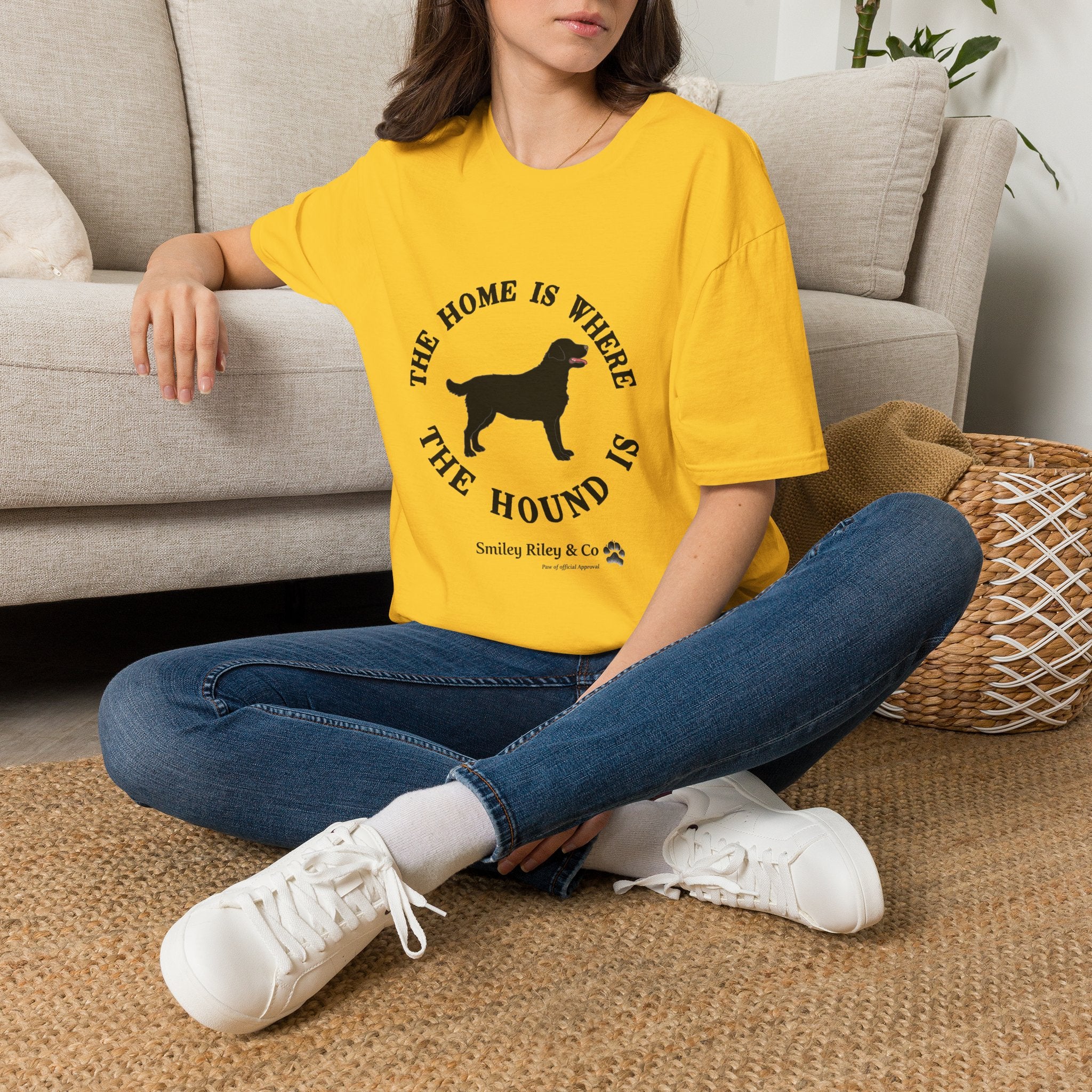 Home Is Where The Hound Is Lab T-shirt