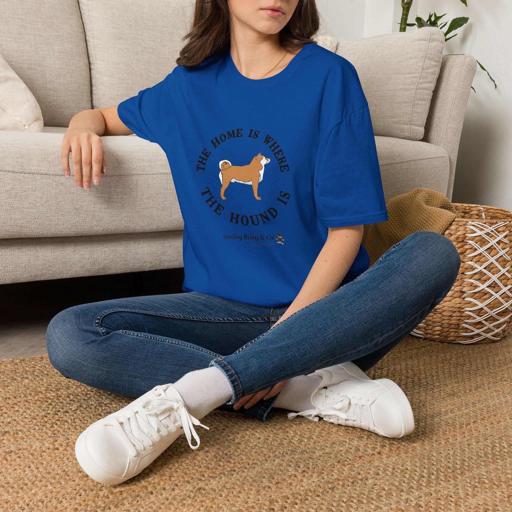 The Home Is Where The Hound Is Shiba T-Shirt