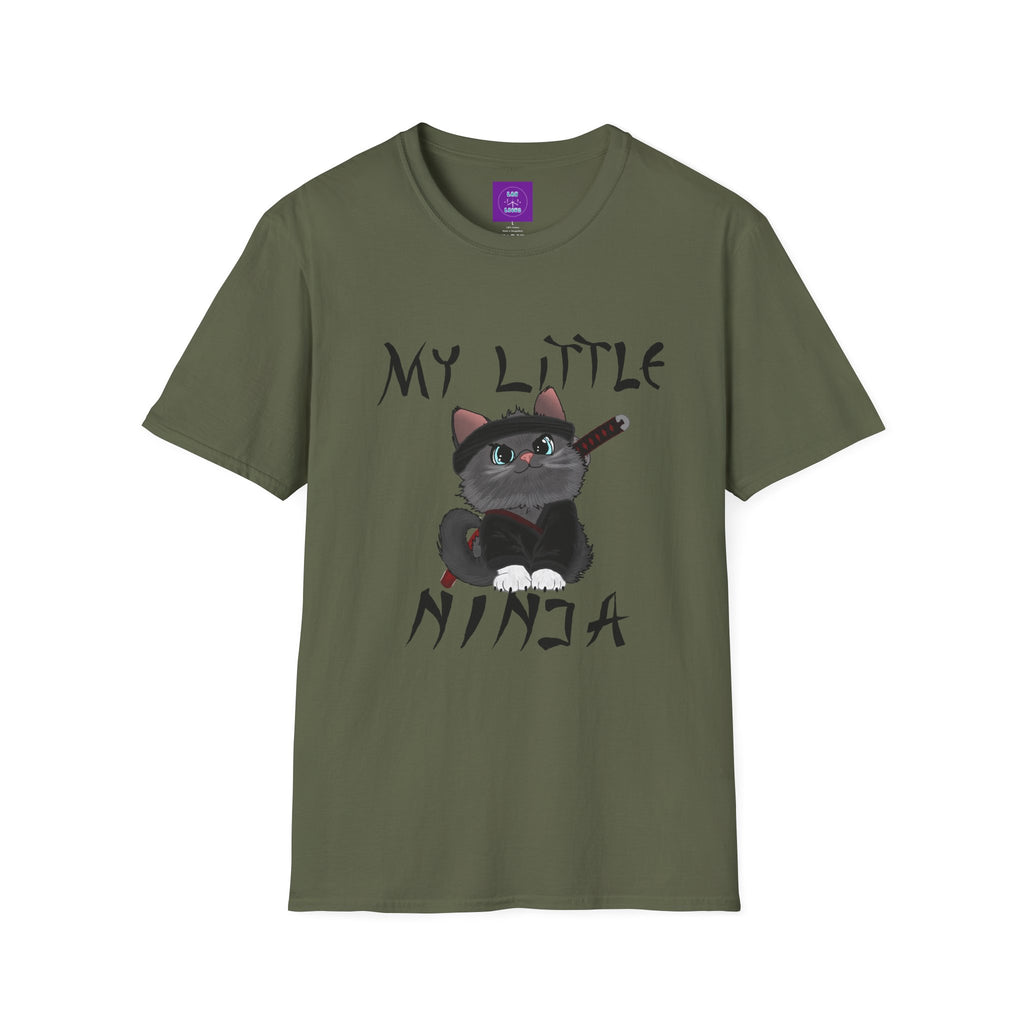 My Little Ninja T-Shirt — Cute Cat Ninja Graphic Tee