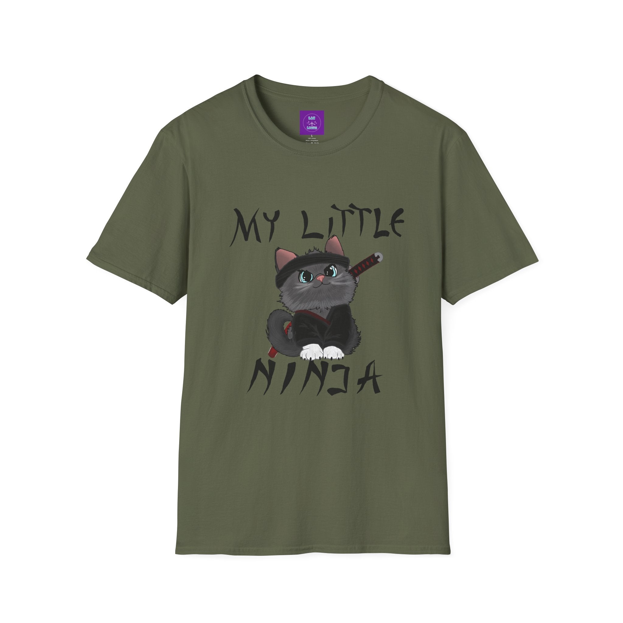 My Little Ninja T-Shirt — Cute Cat Ninja Graphic Tee