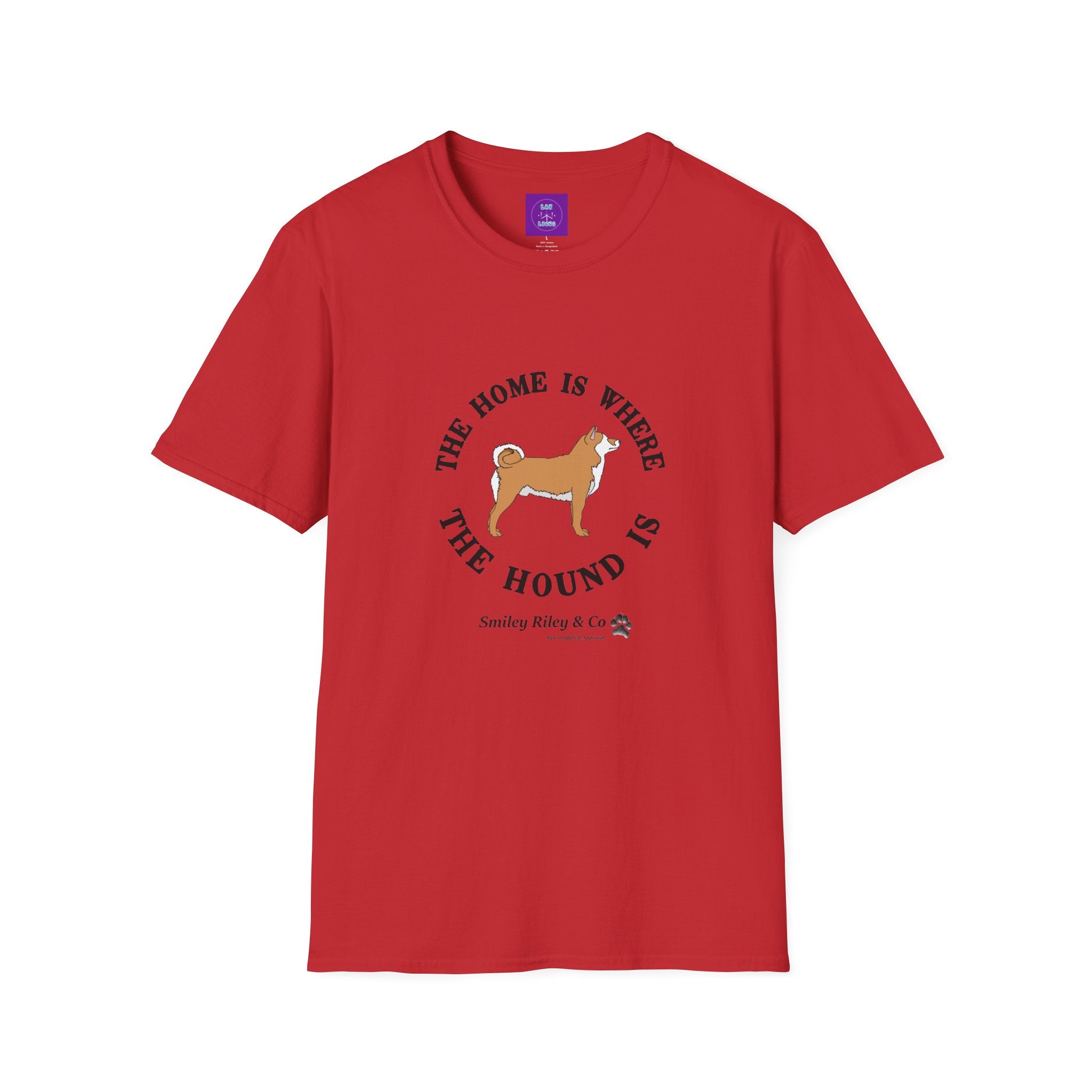 The Home Is Where The Hound Is Shiba T-Shirt