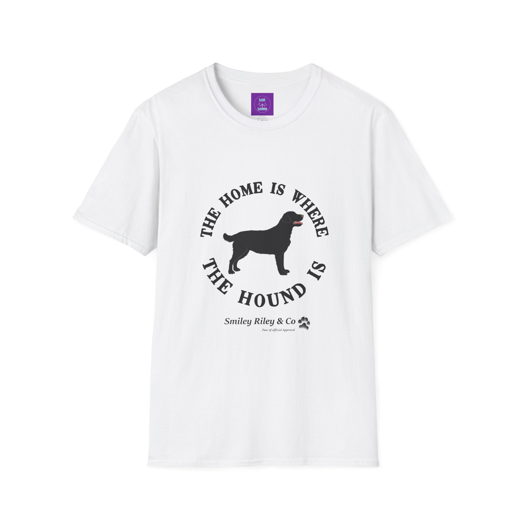 Home Is Where The Hound Is Lab T-shirt