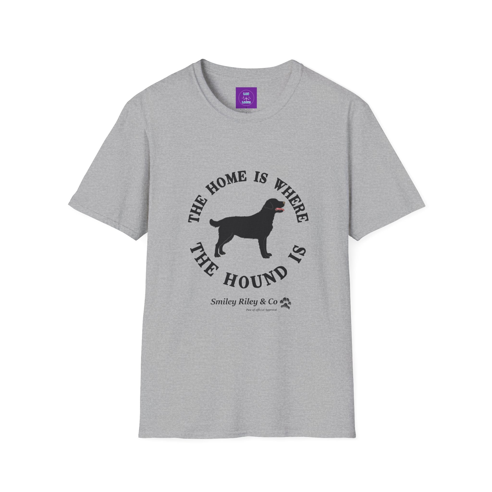 Home Is Where The Hound Is Lab T-shirt