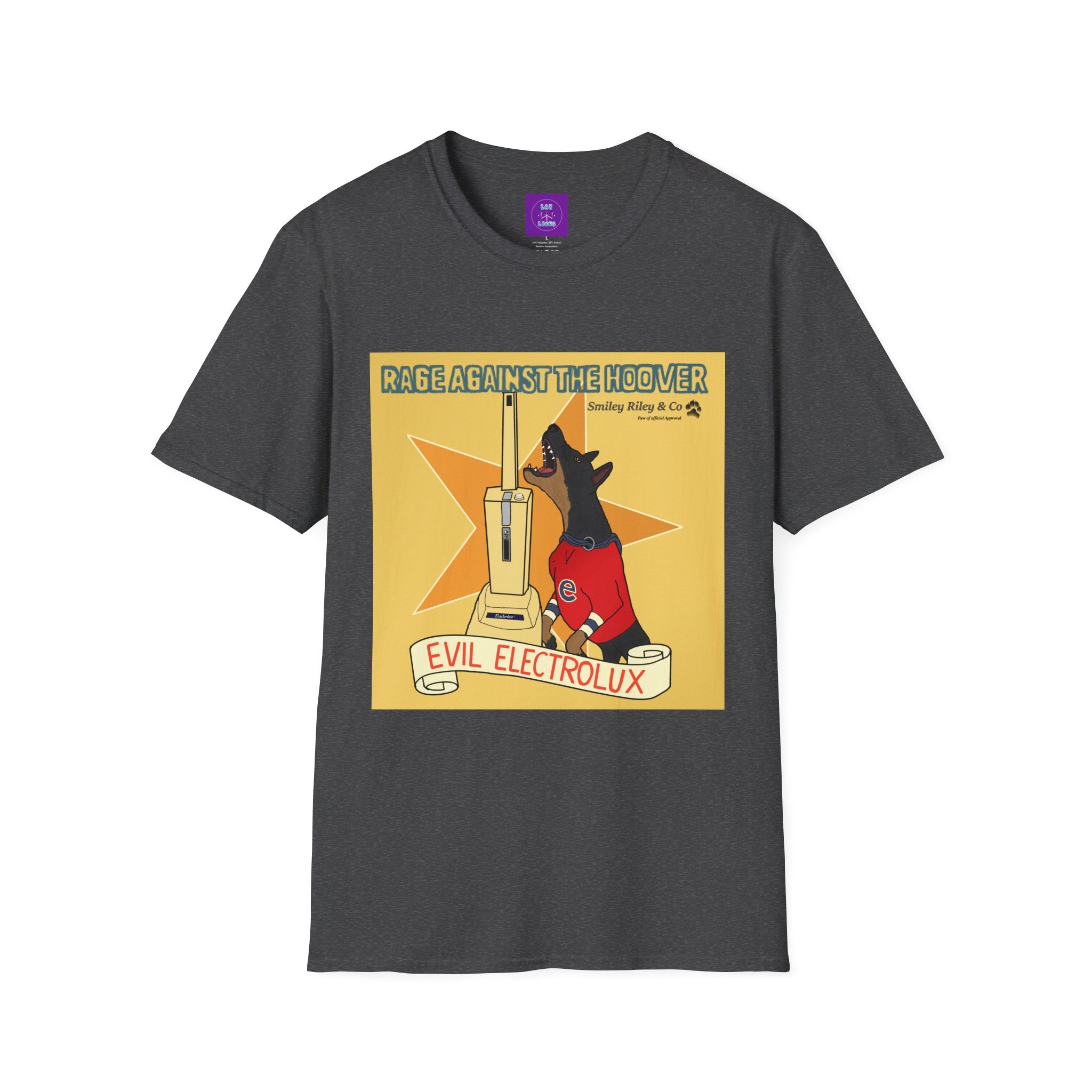 Rage Against The Hoover T-Shirt —  Band Parody Tee