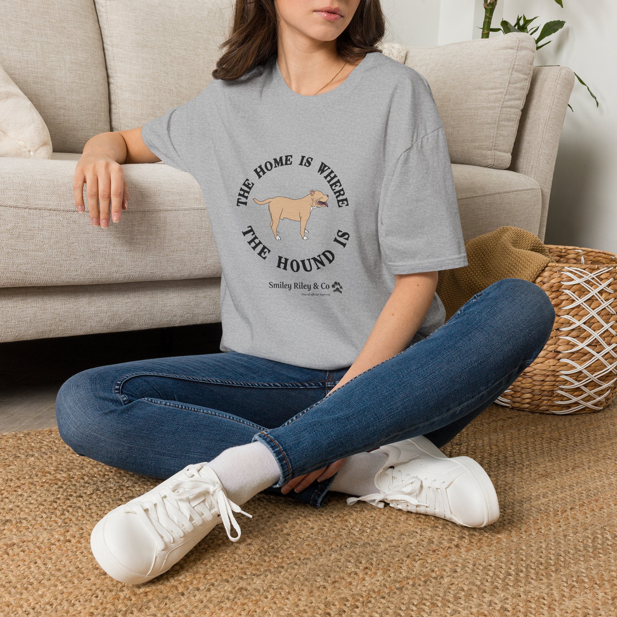 The Home Is Where The Hound Is Bully T-Shirt