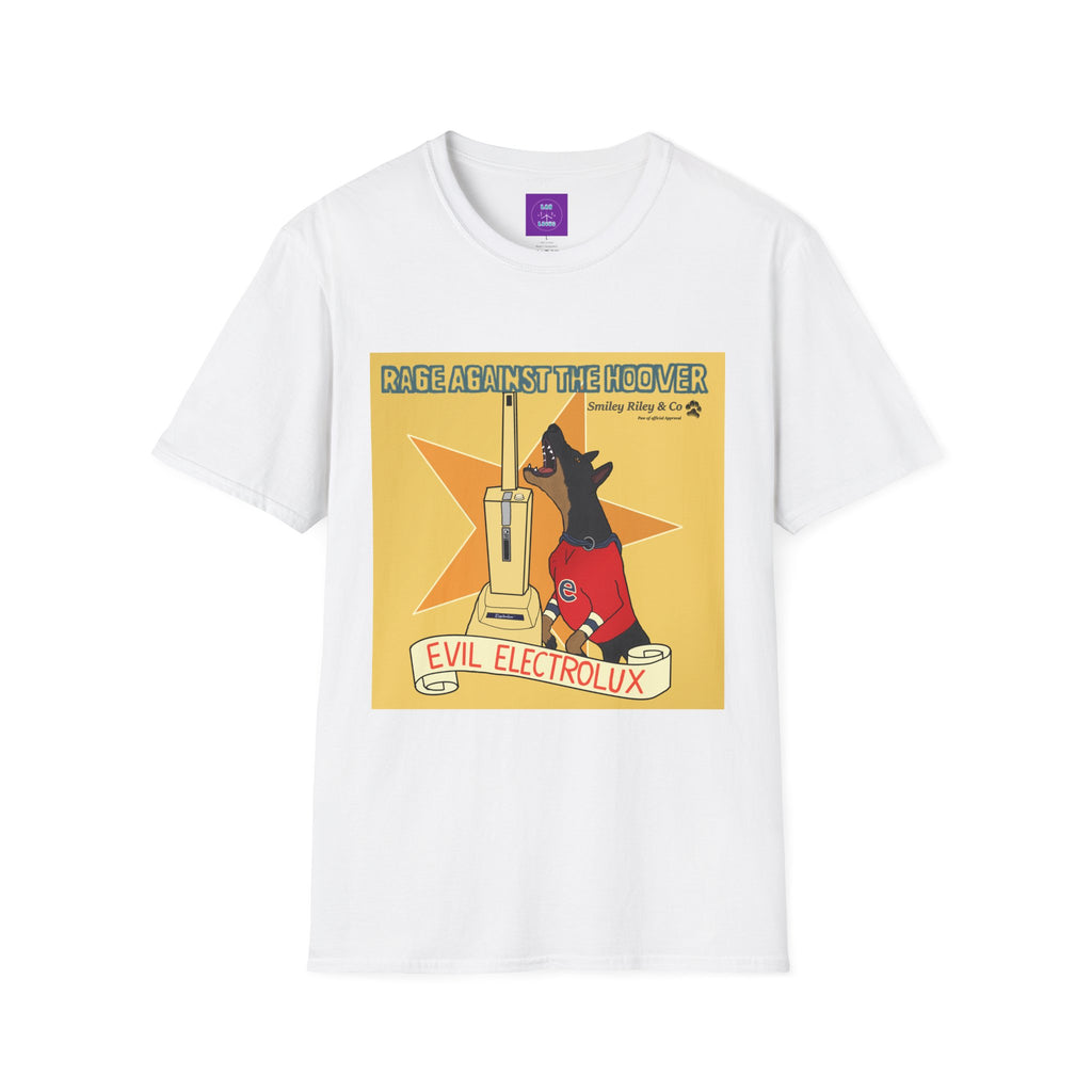 Rage Against The Hoover T-Shirt —  Band Parody Tee