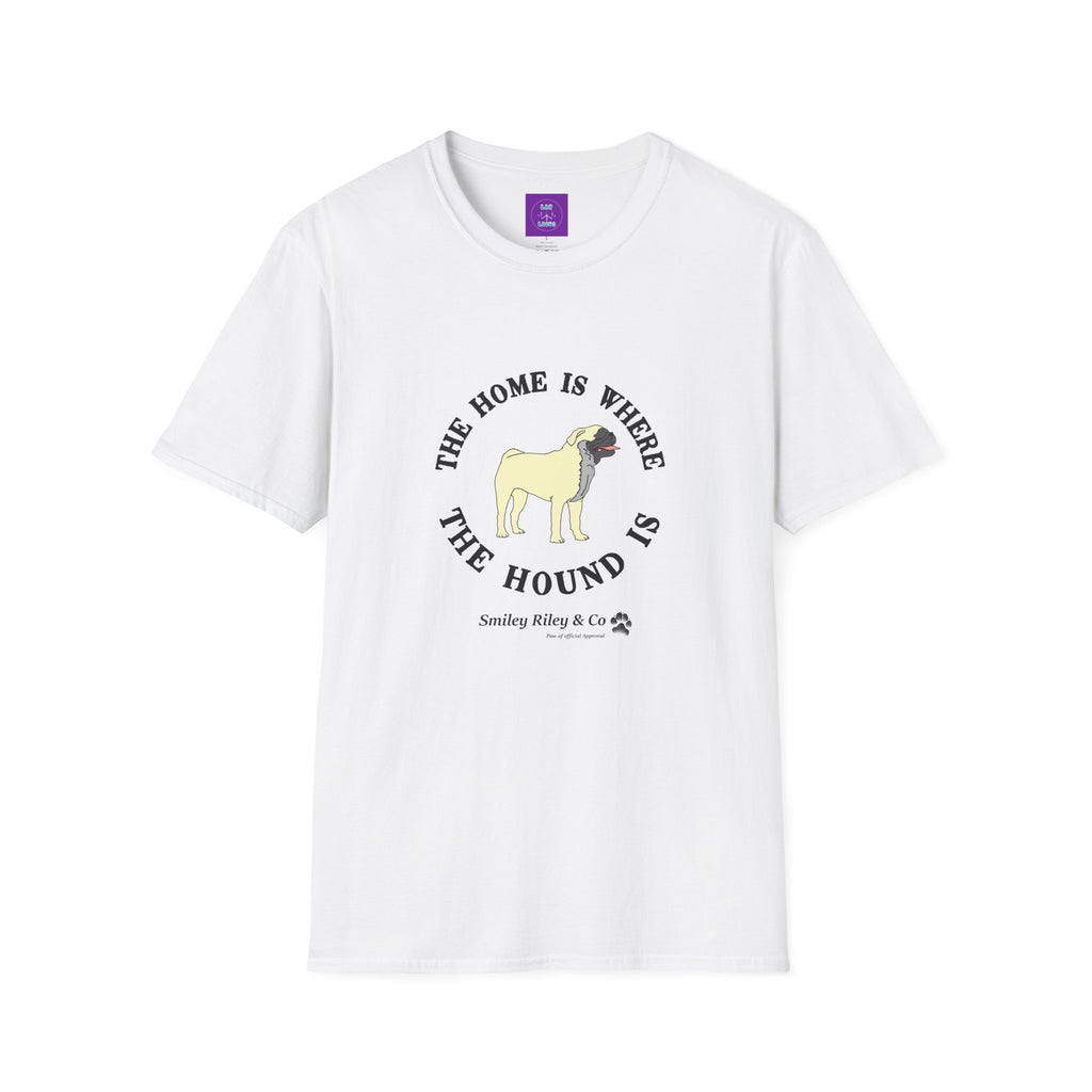 The Home Is Where The Hound Is Pug T-Shirt