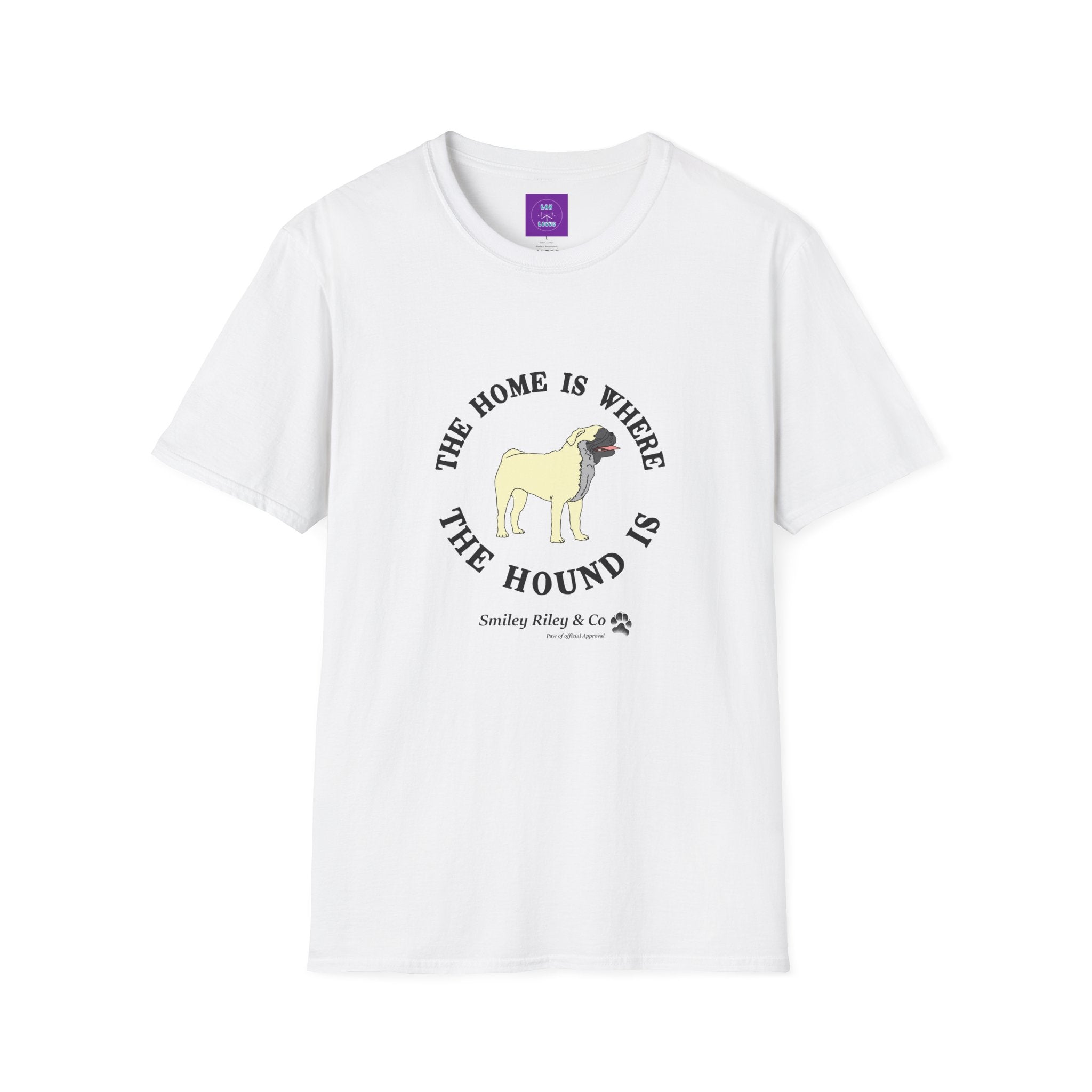 The Home Is Where The Hound Is Pug T-Shirt