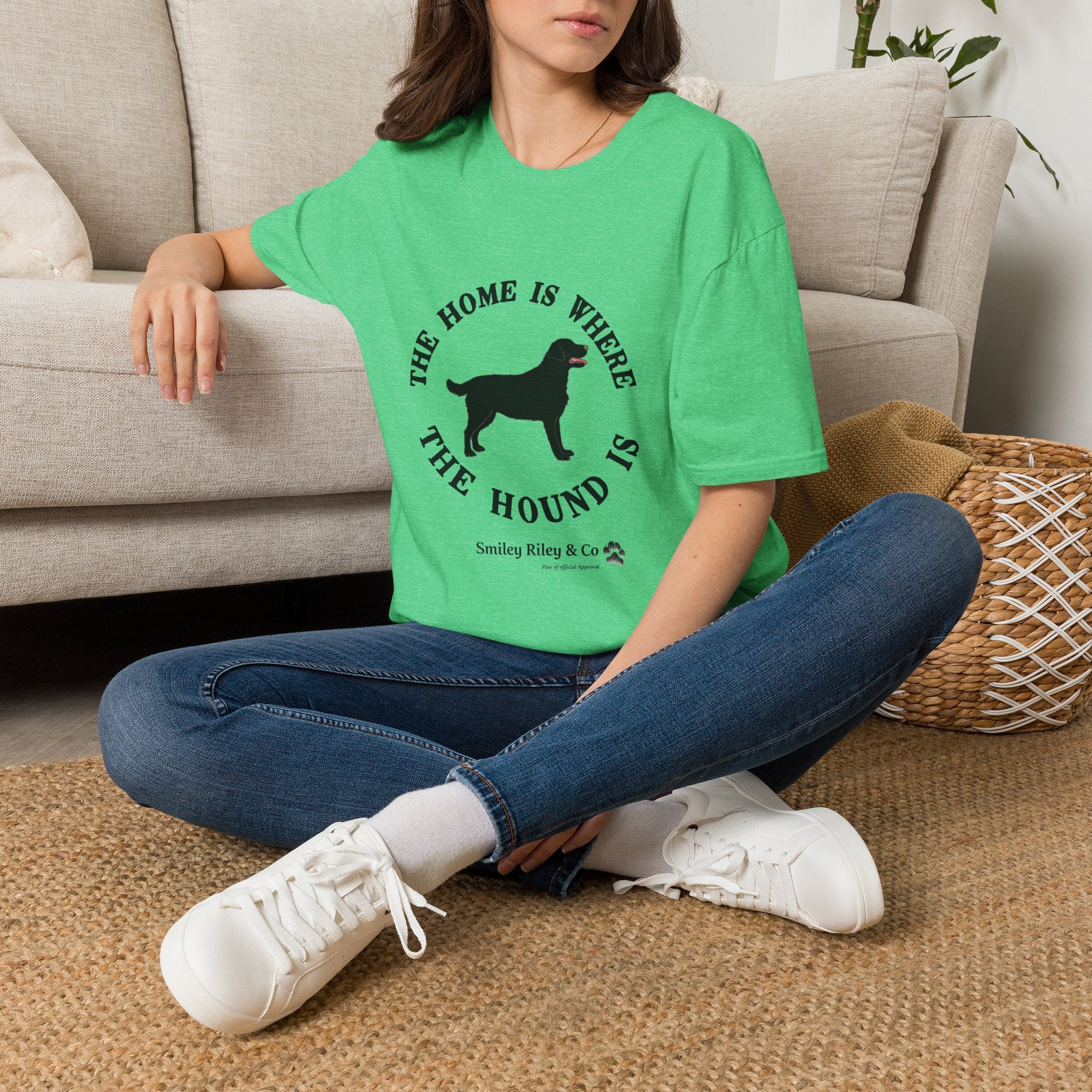 Home Is Where The Hound Is Lab T-shirt